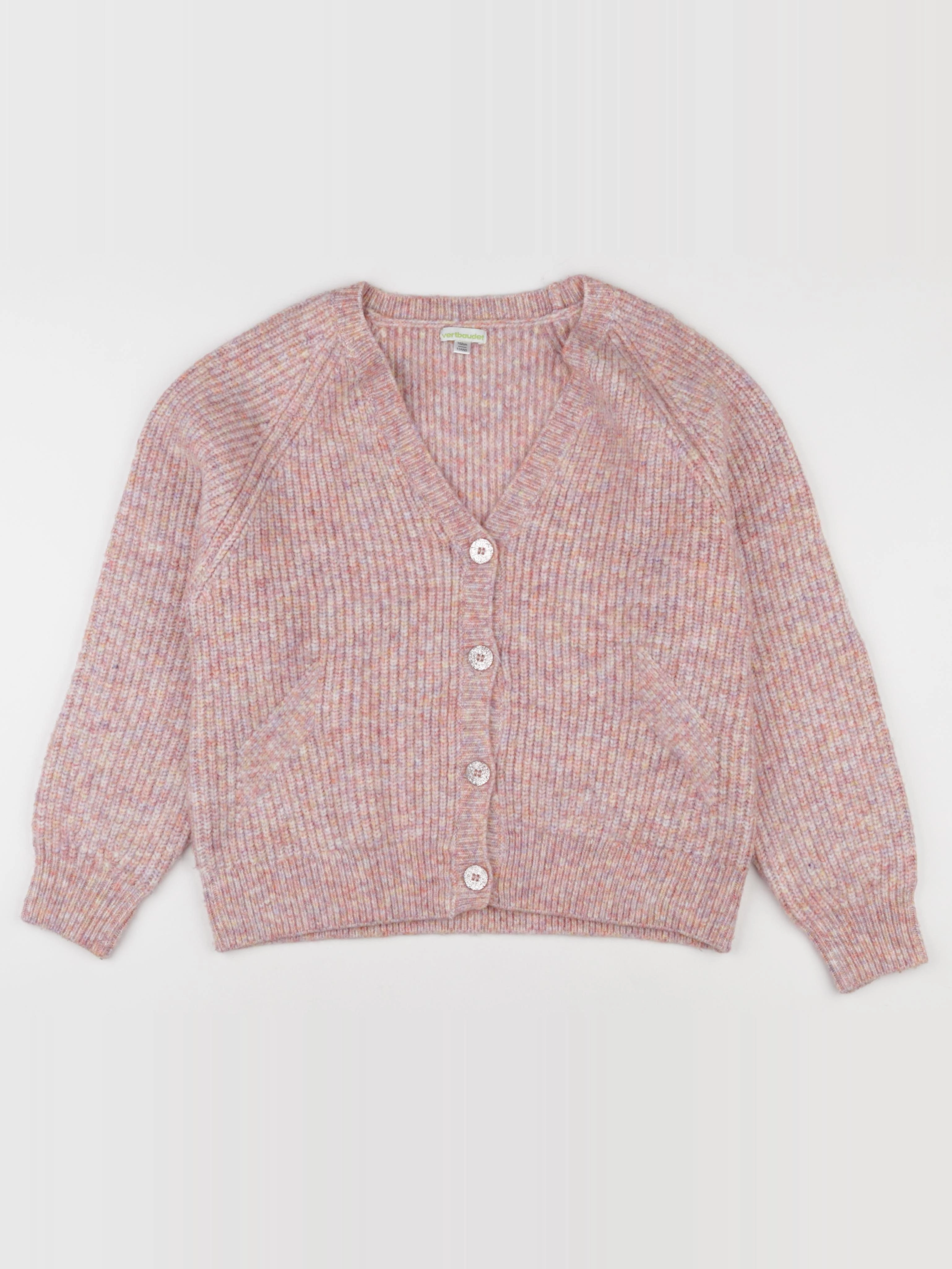 Vertbaudet - gilet rose - 12 ans