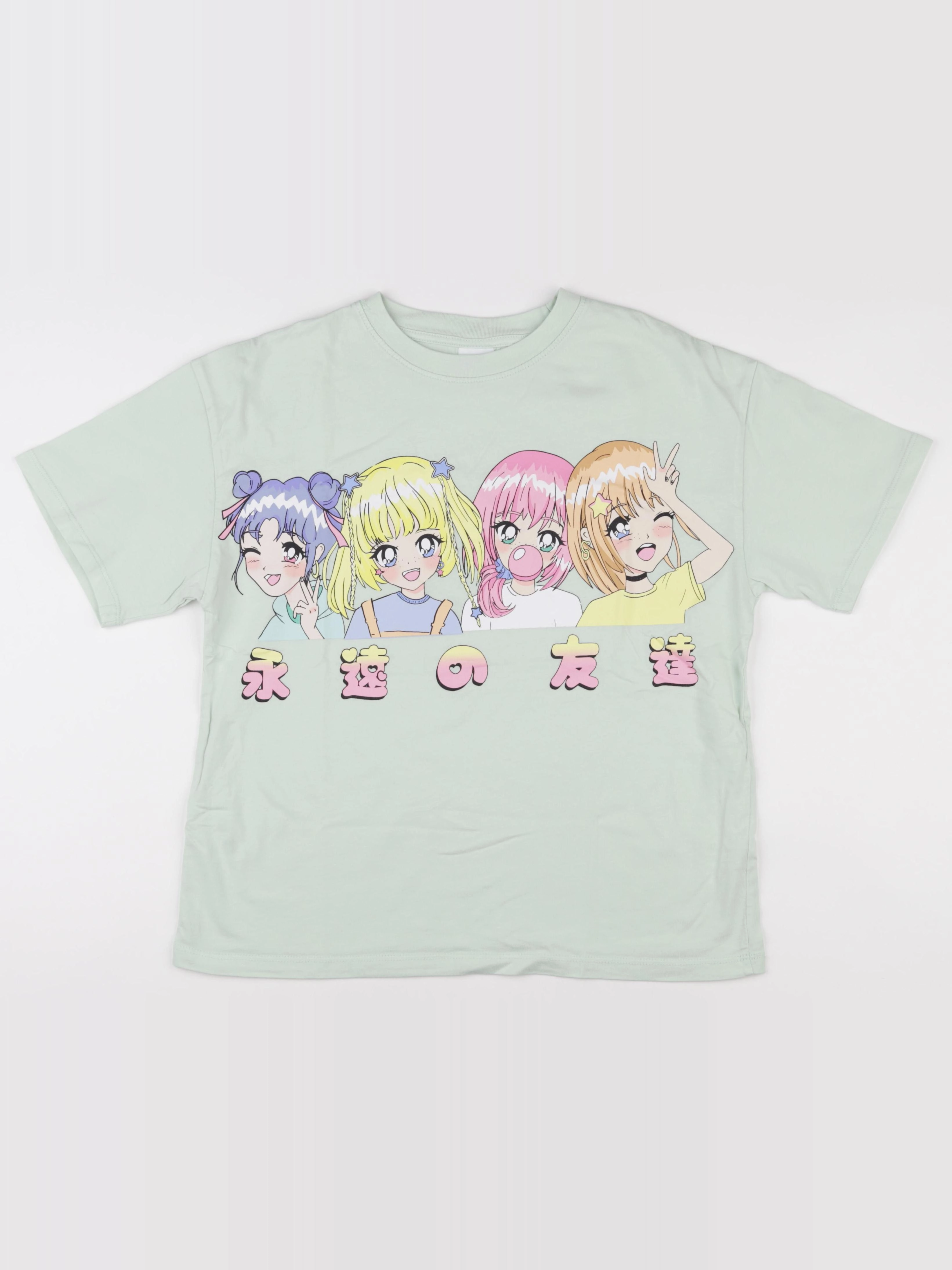 Zara - tee-shirt vert - 13/14 ans