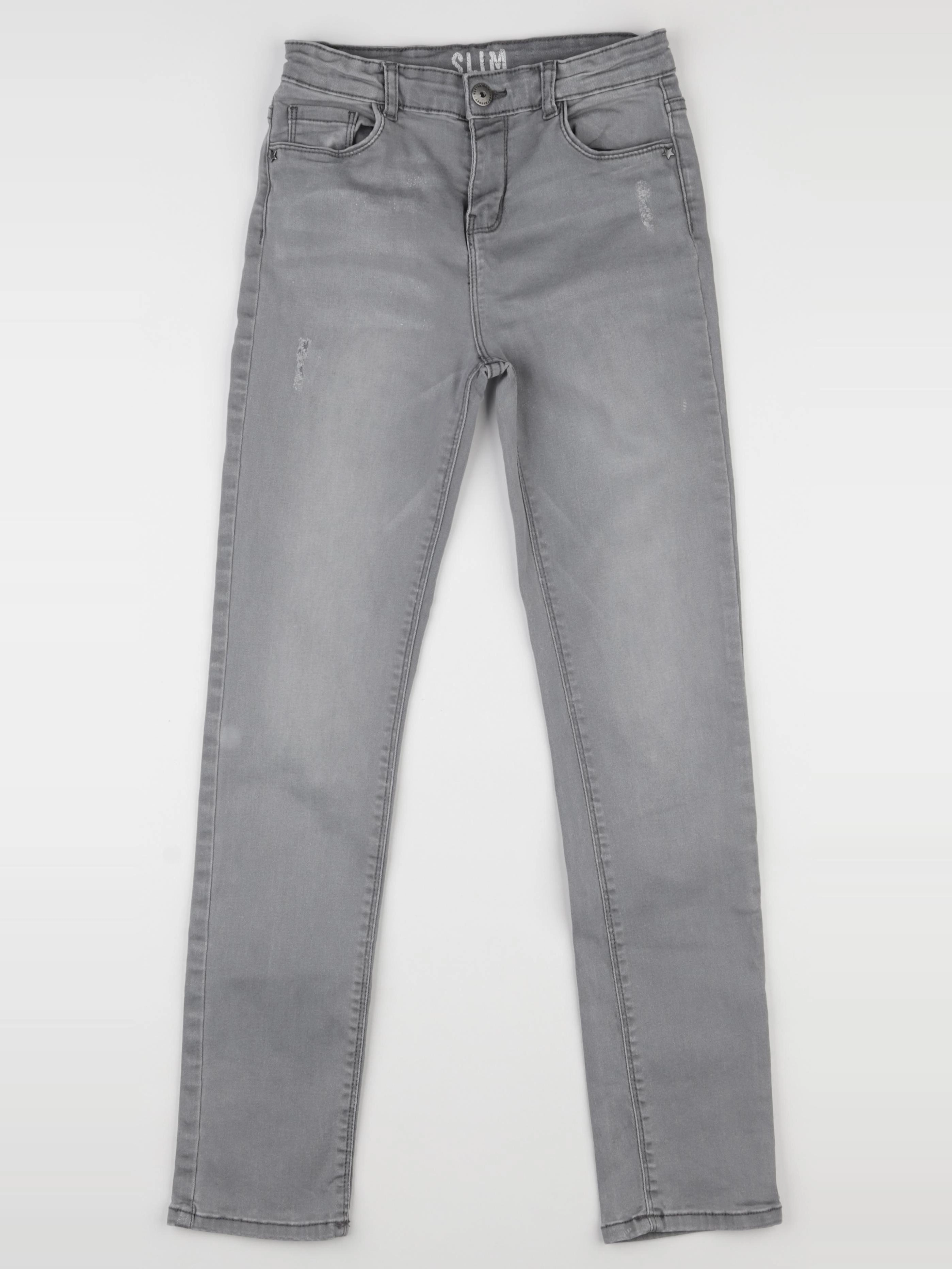 Vertbaudet - jean gris - 12 ans