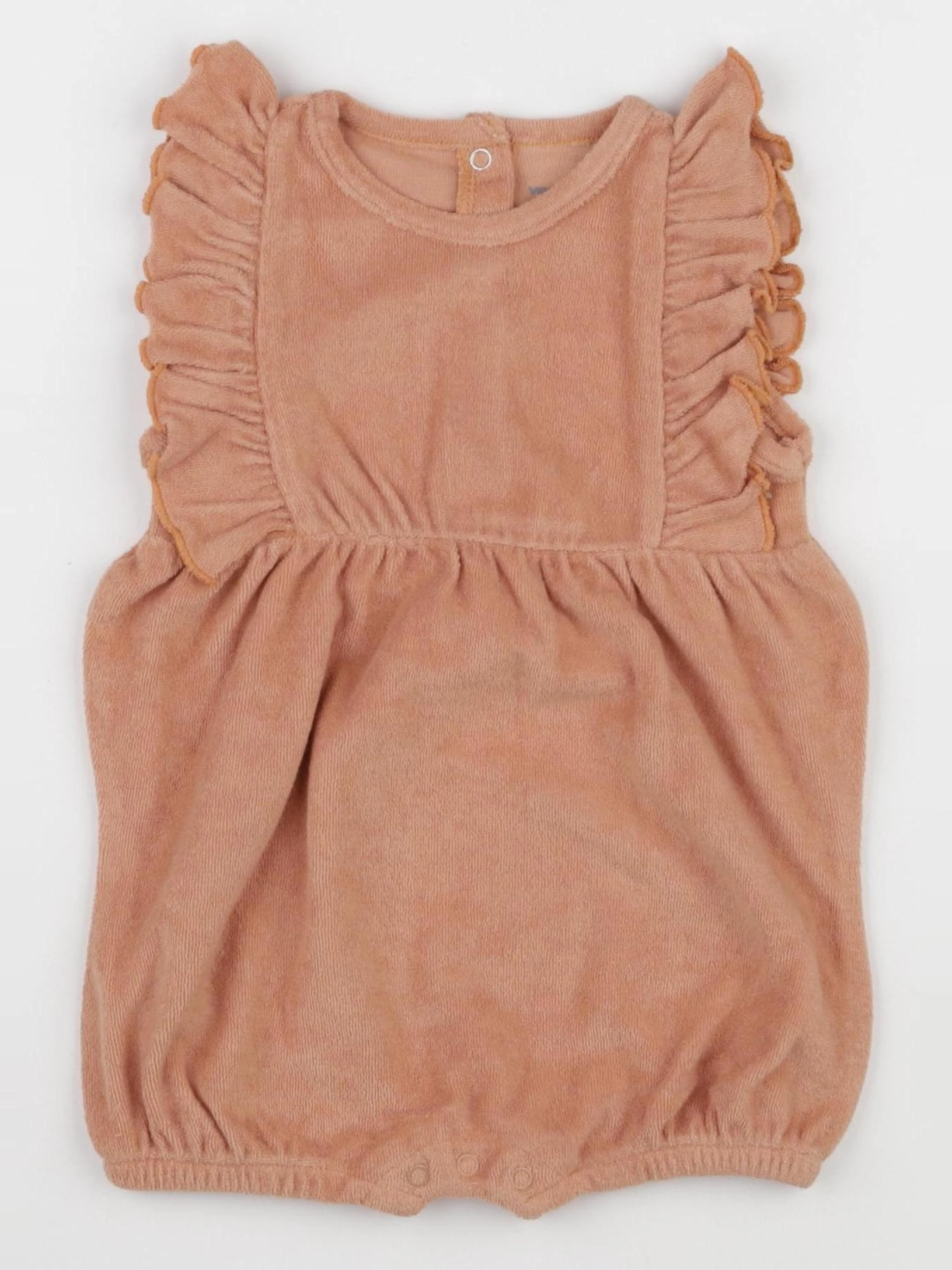 Vertbaudet - combinaison marron - 6 mois