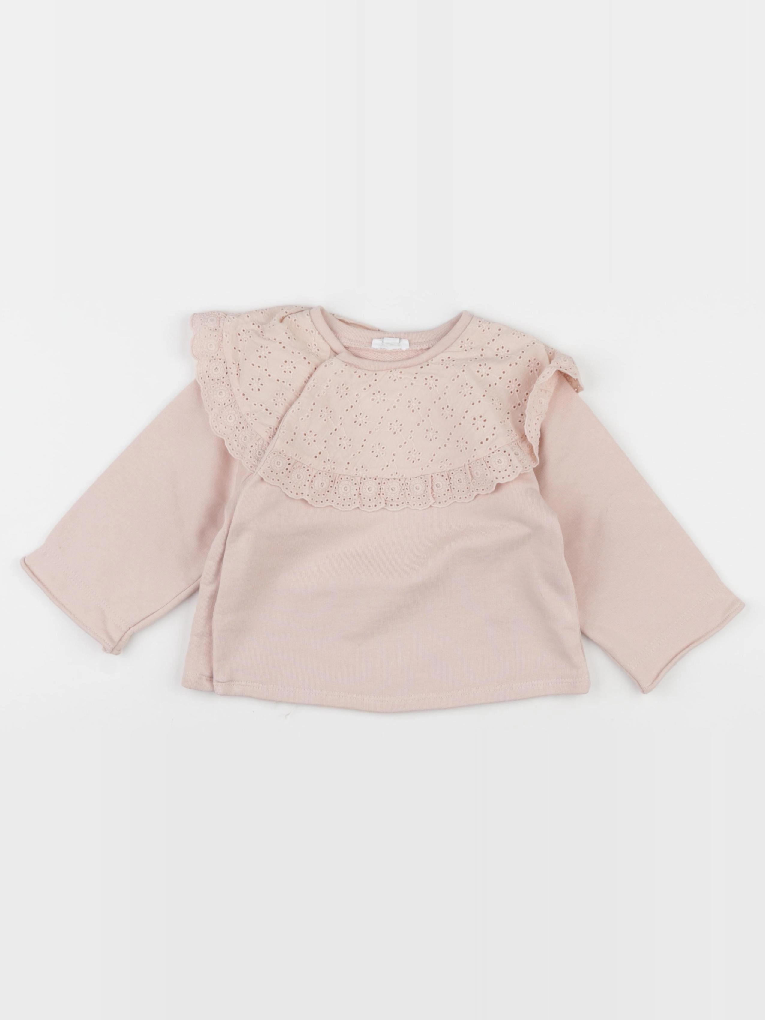 Vertbaudet - sweat rose - 18 mois
