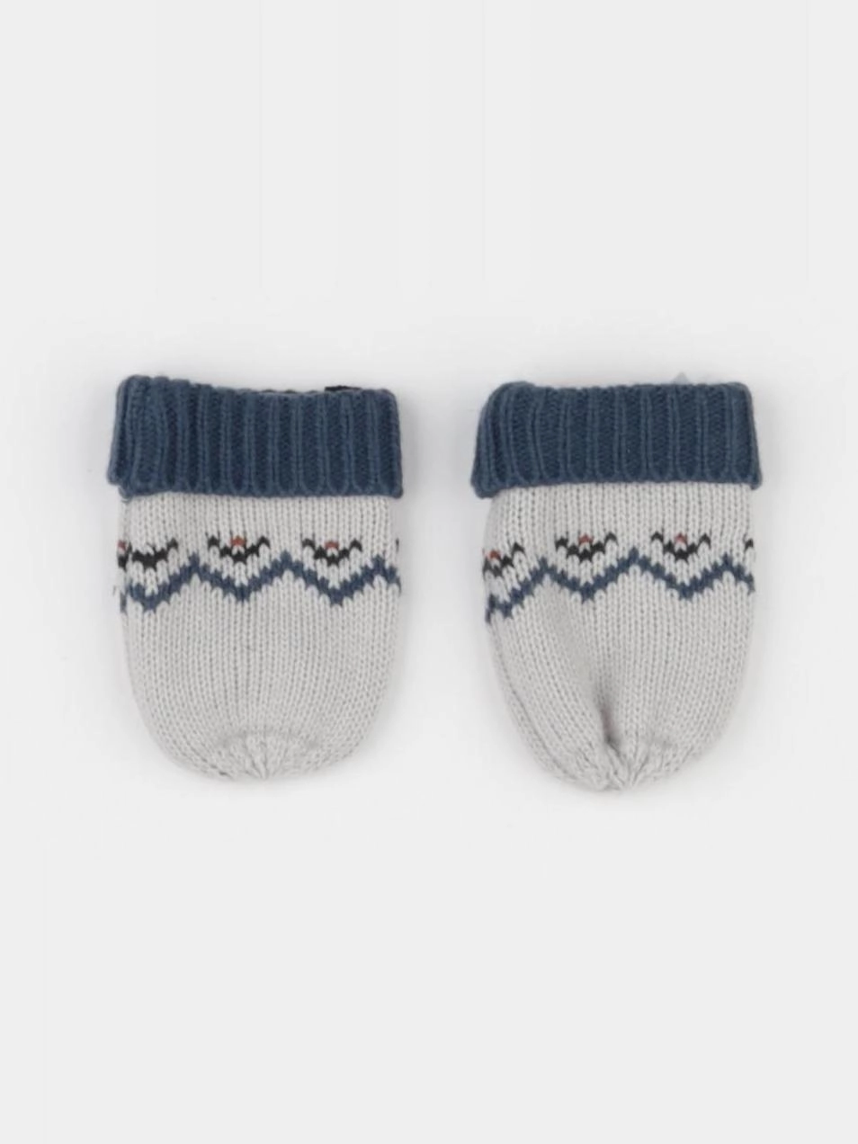Vertbaudet - moufles bleu, gris - 12/18 mois