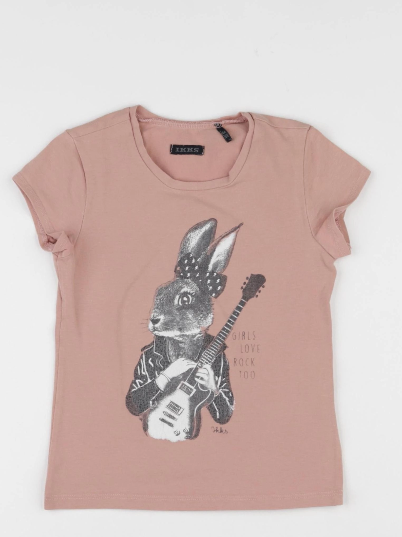 IKKS - tee-shirt rose - 4 ans