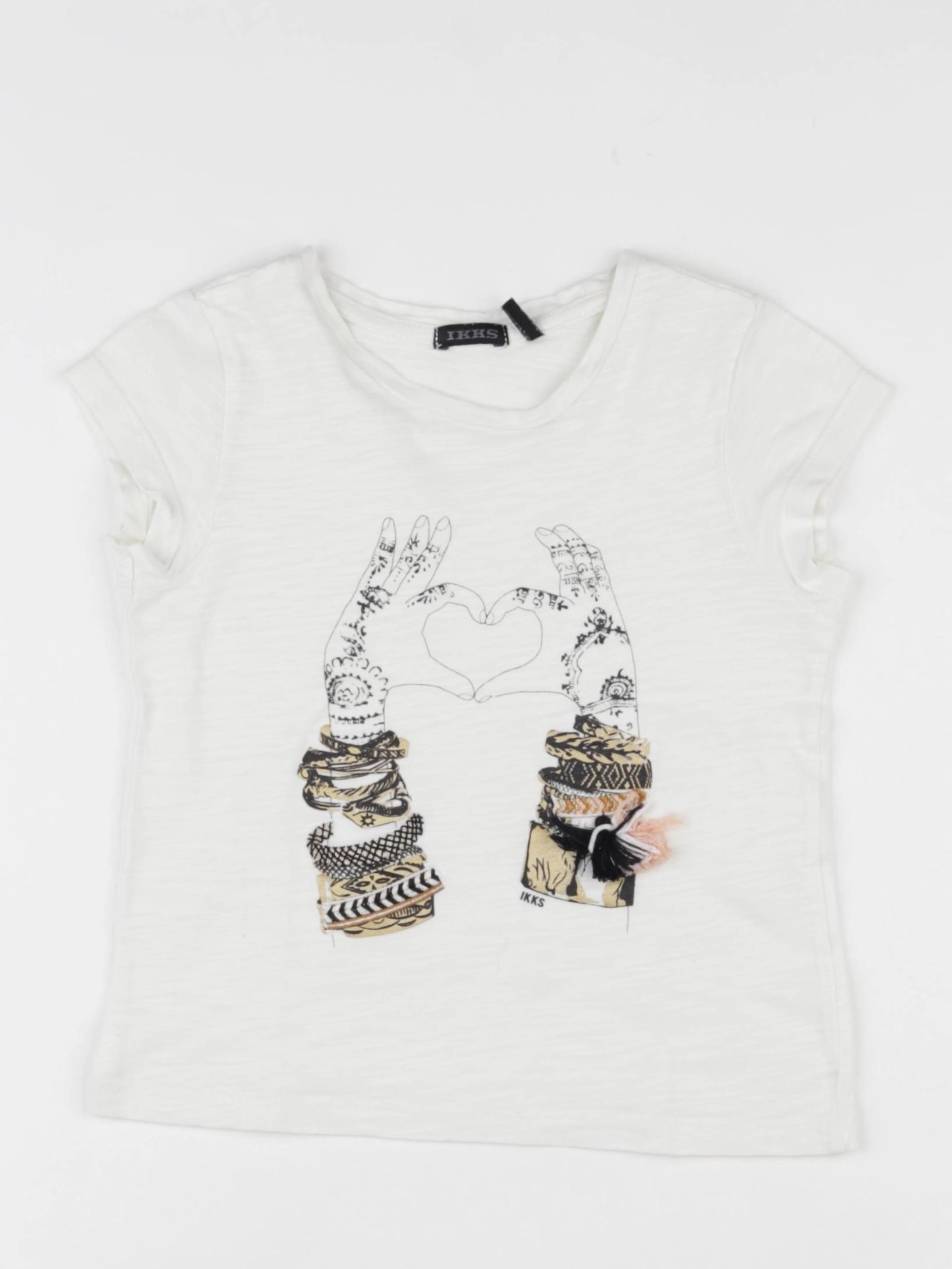IKKS - tee-shirt blanc - 5 ans