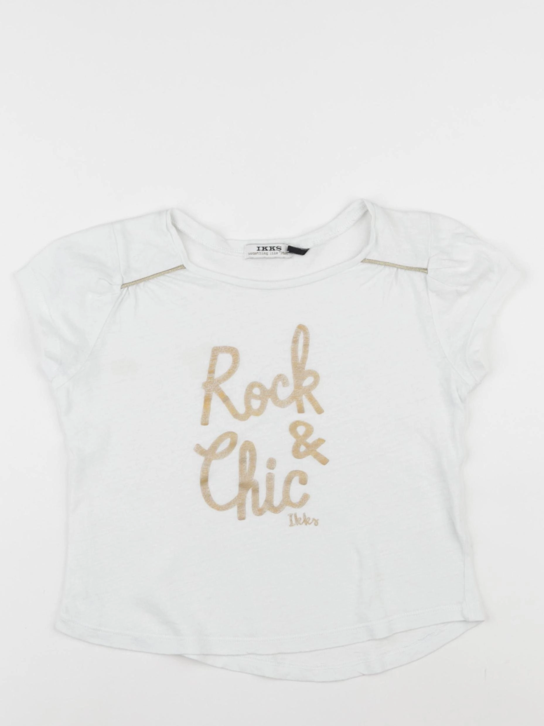 IKKS - tee-shirt blanc - 5 ans