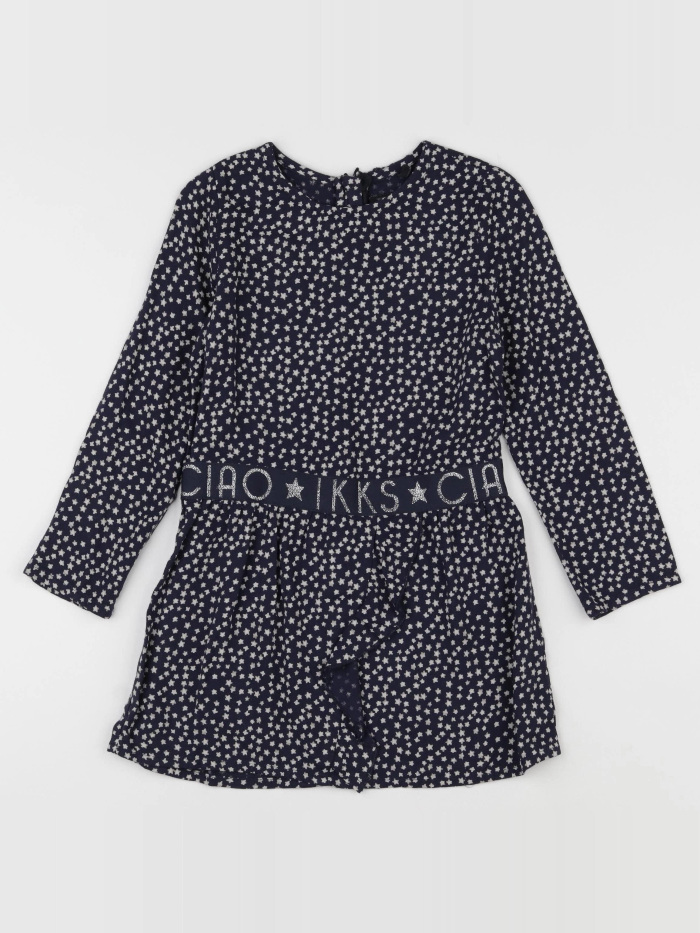 IKKS - robe bleu - 4 ans