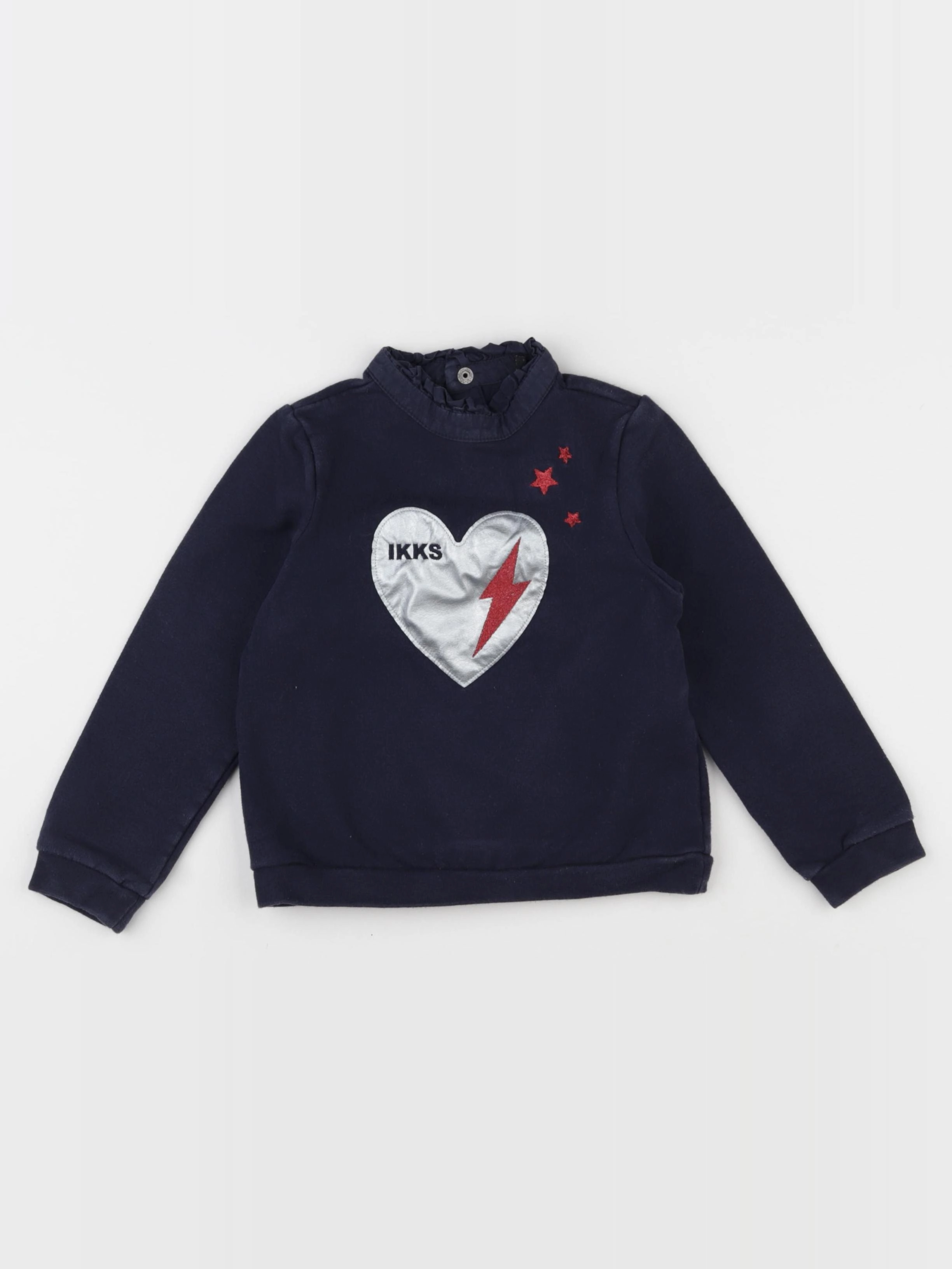 IKKS - sweat bleu - 3 ans