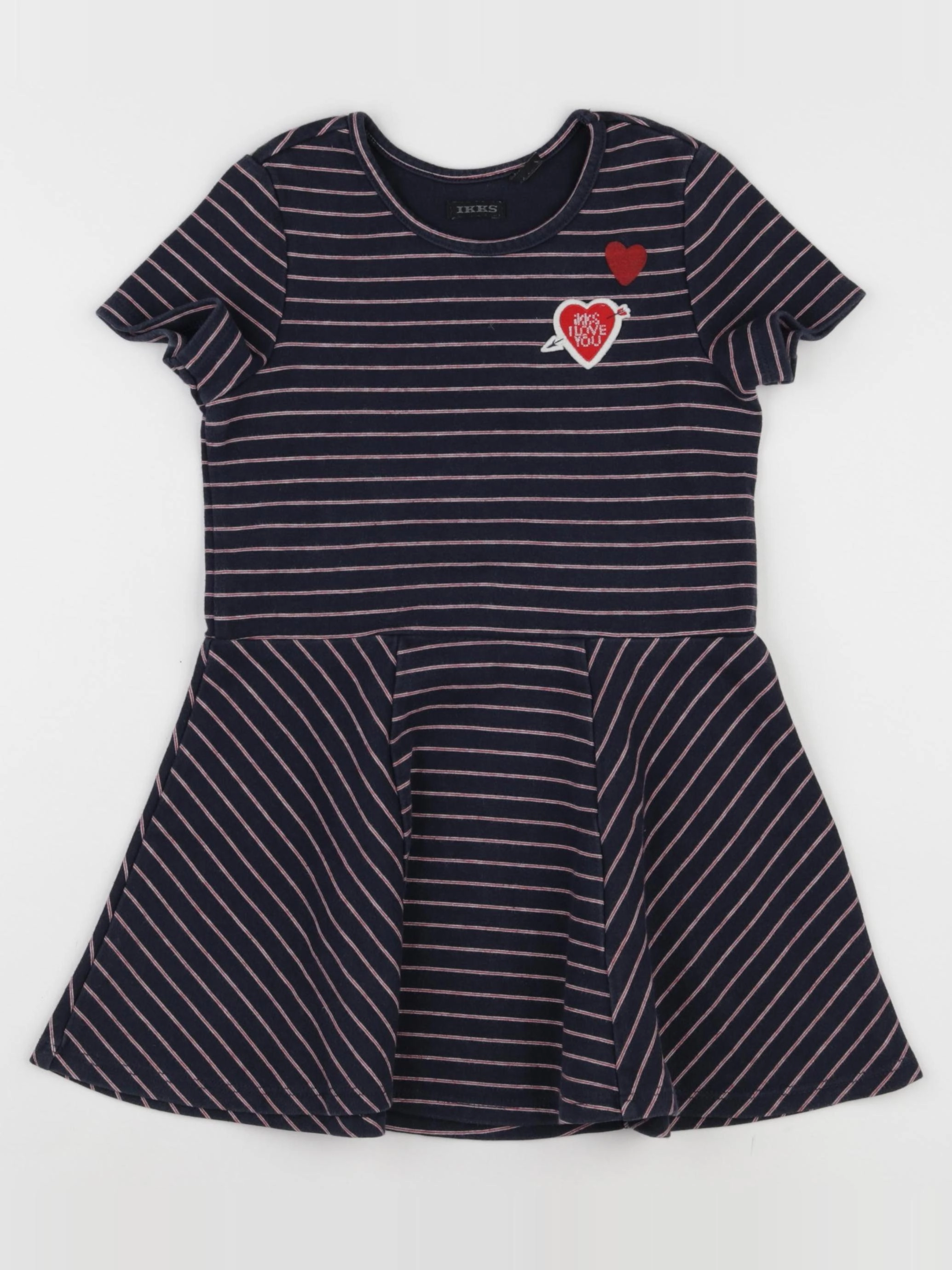 IKKS - robe bleu - 4 ans