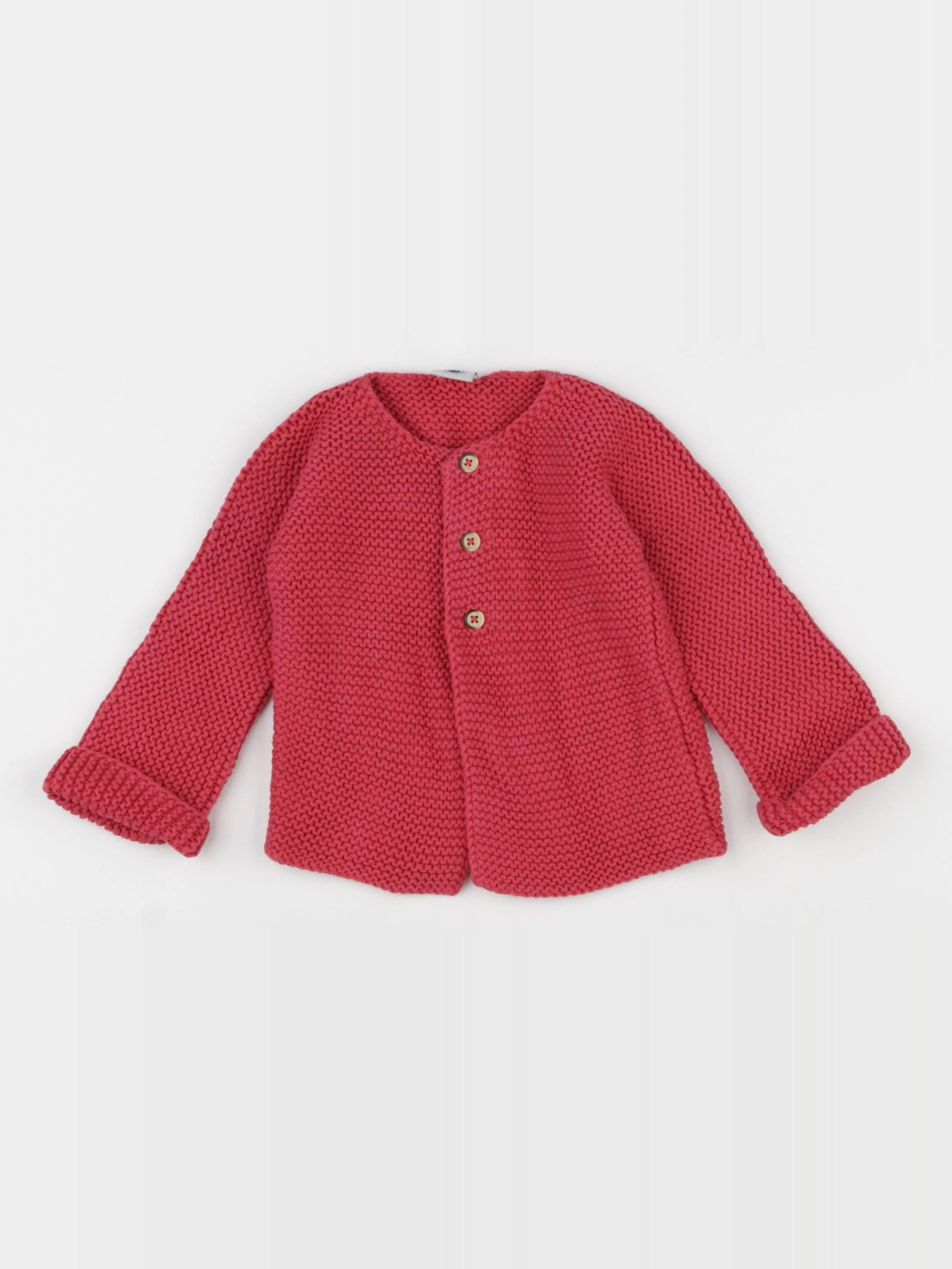Petit Bateau - gilet rose - 18 mois