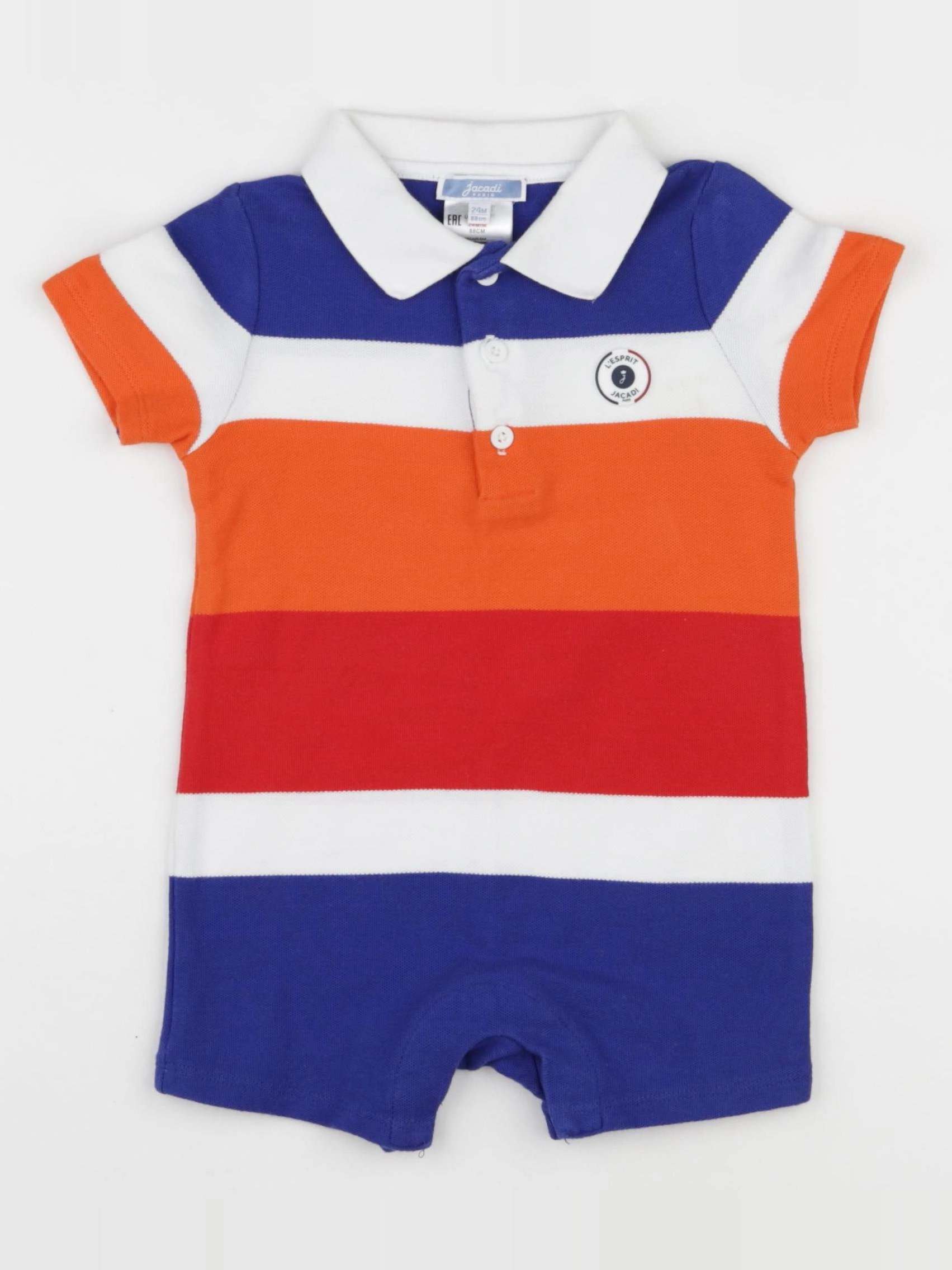 Jacadi - combinaison multicolore - 24 mois