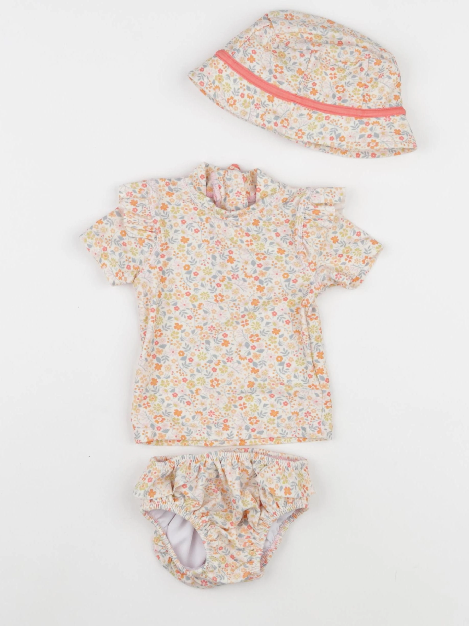 Vertbaudet - ensemble de bain multicolore - 3 mois