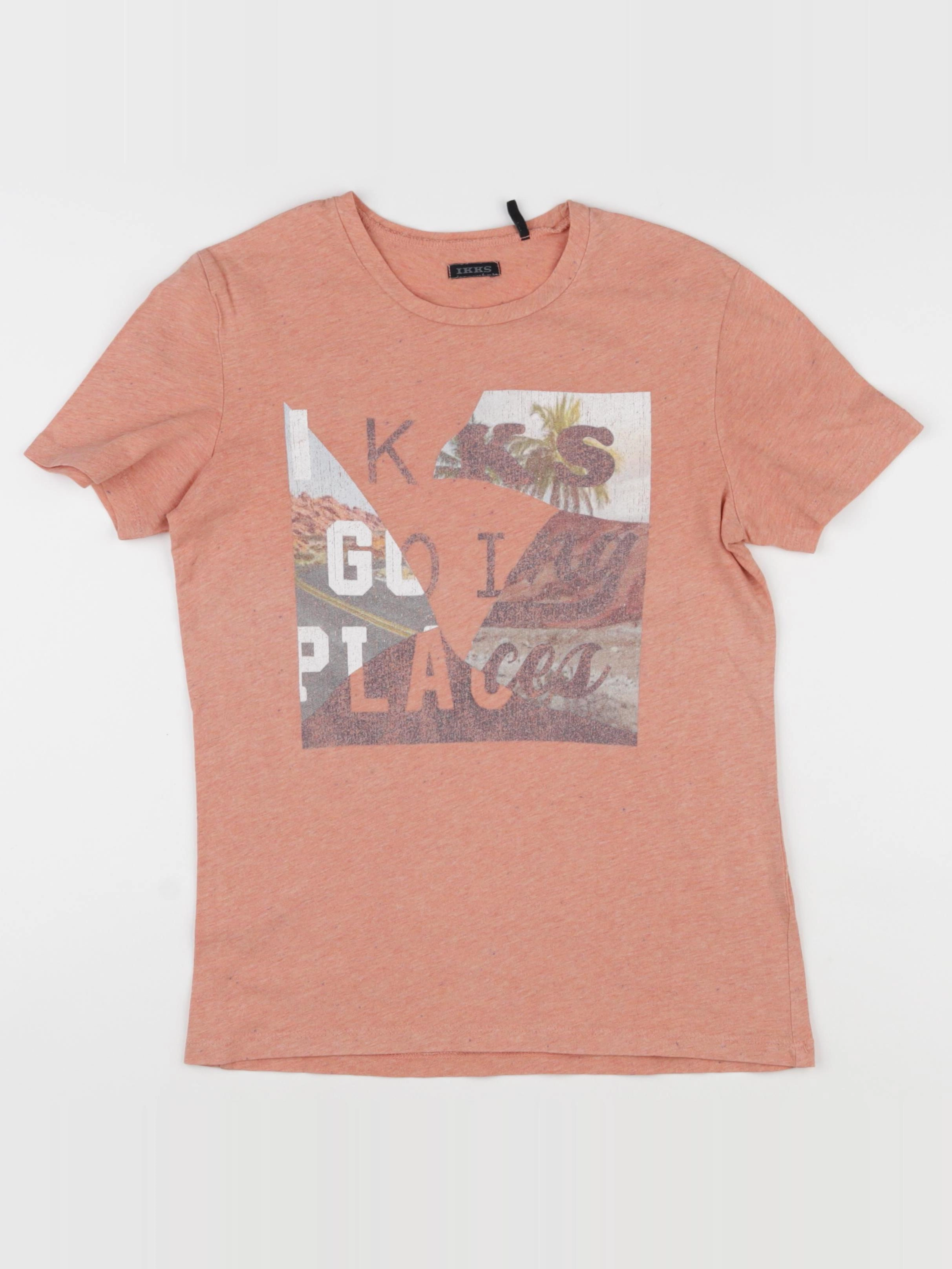 IKKS - tee-shirt rose - 10 ans