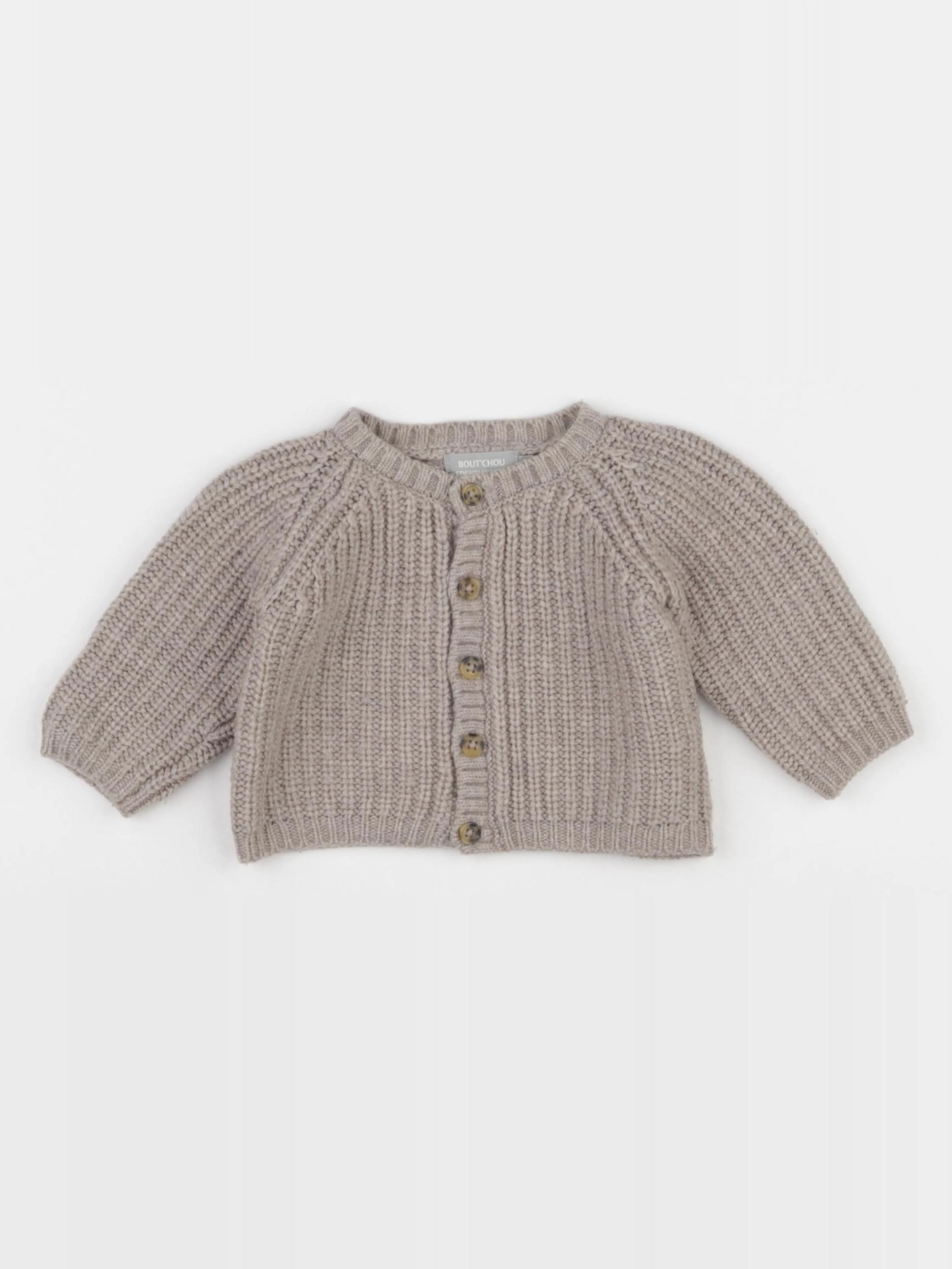 Boutchou - gilet beige - 3 mois
