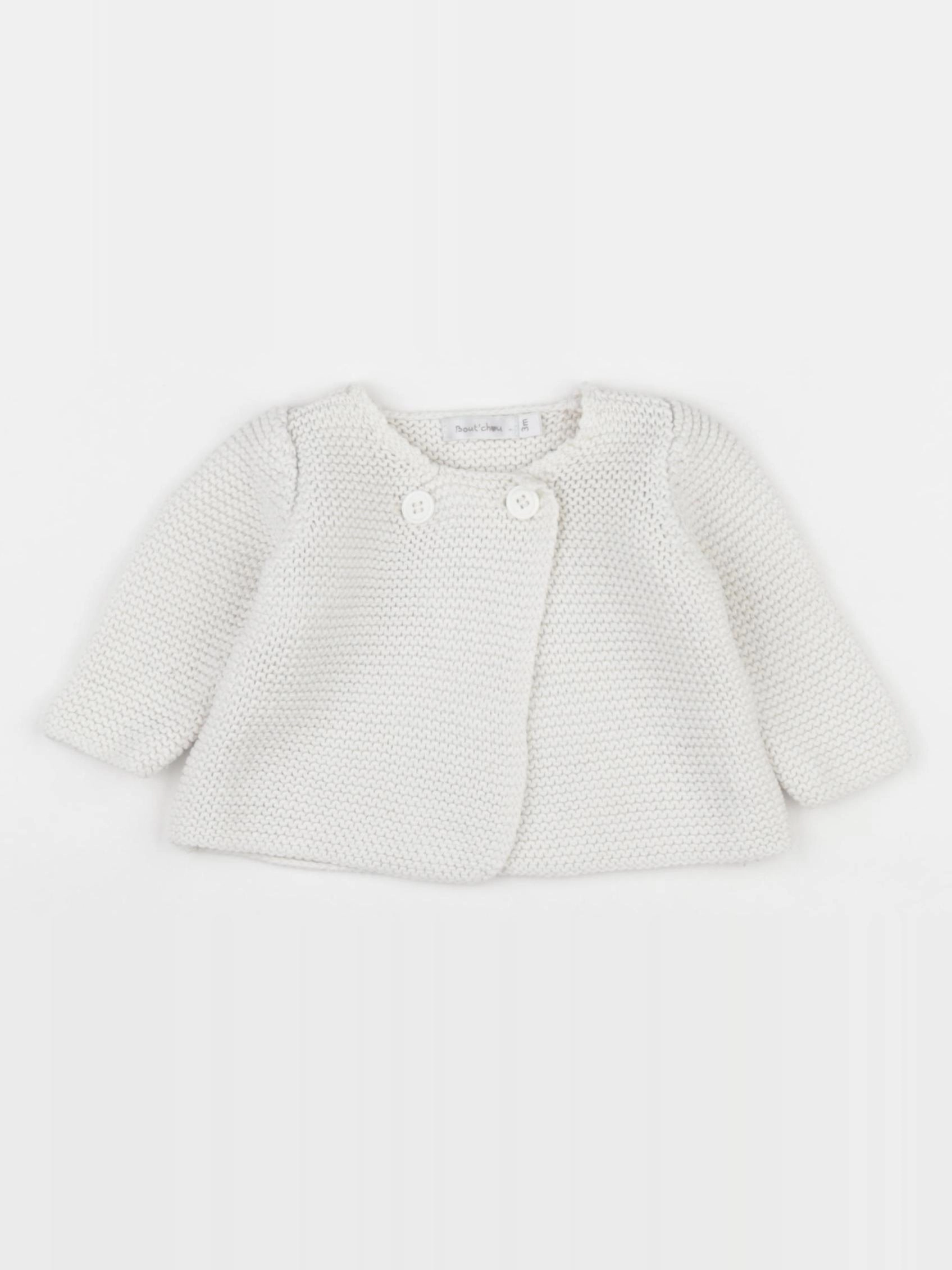 Boutchou - gilet beige - 3 mois