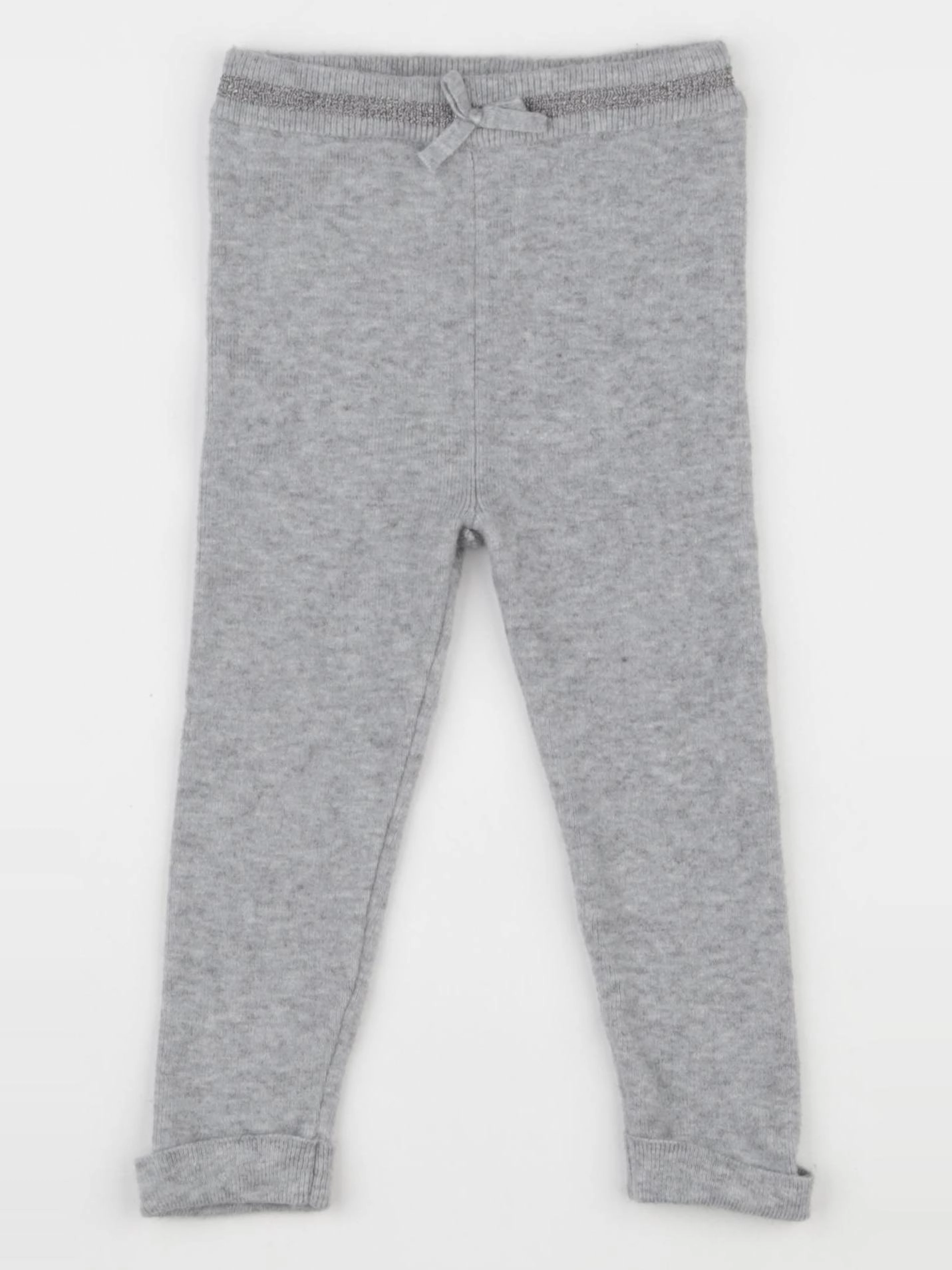 Vertbaudet - legging gris - 18 mois