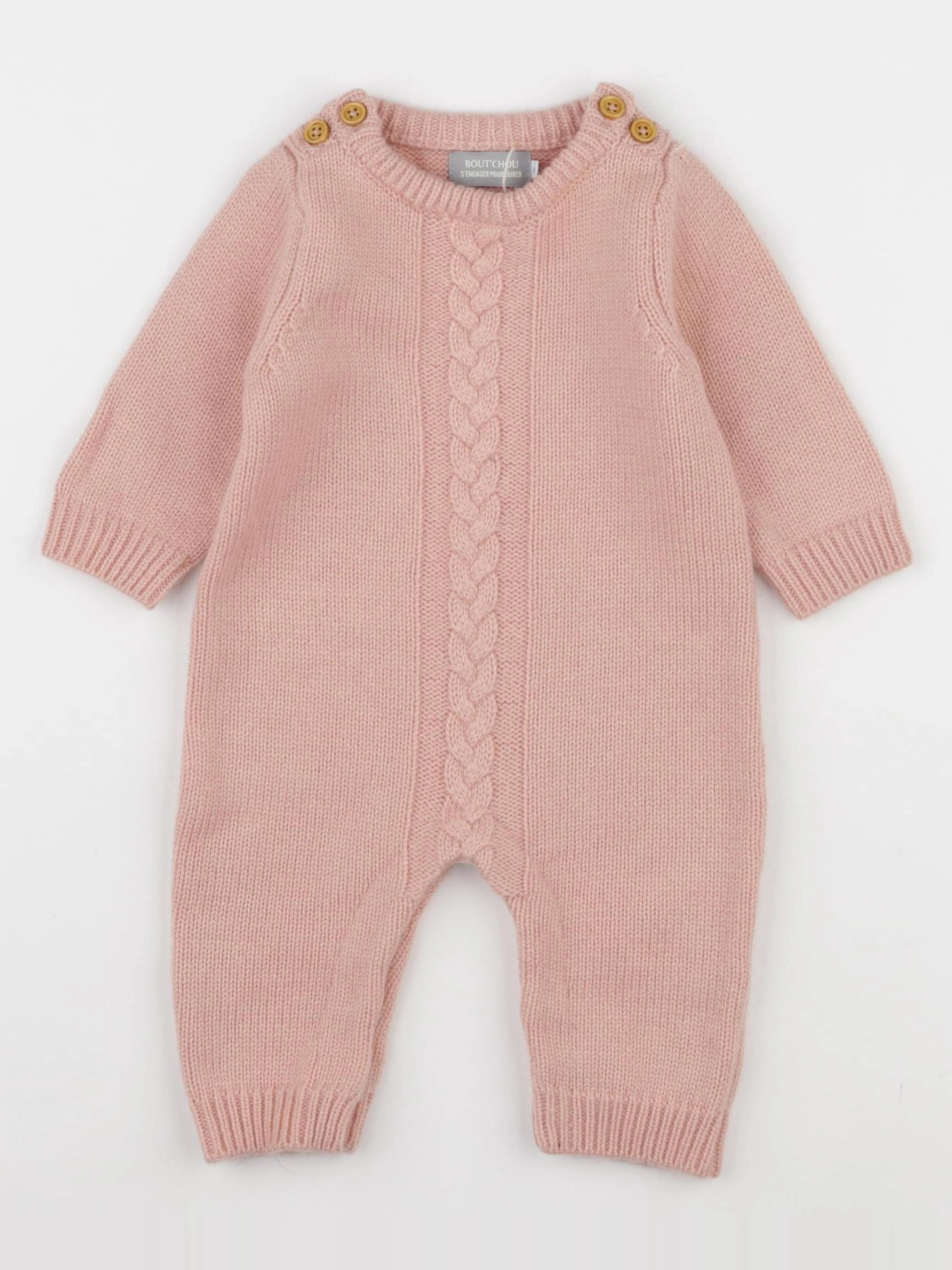 Boutchou - combinaison rose - 3 mois