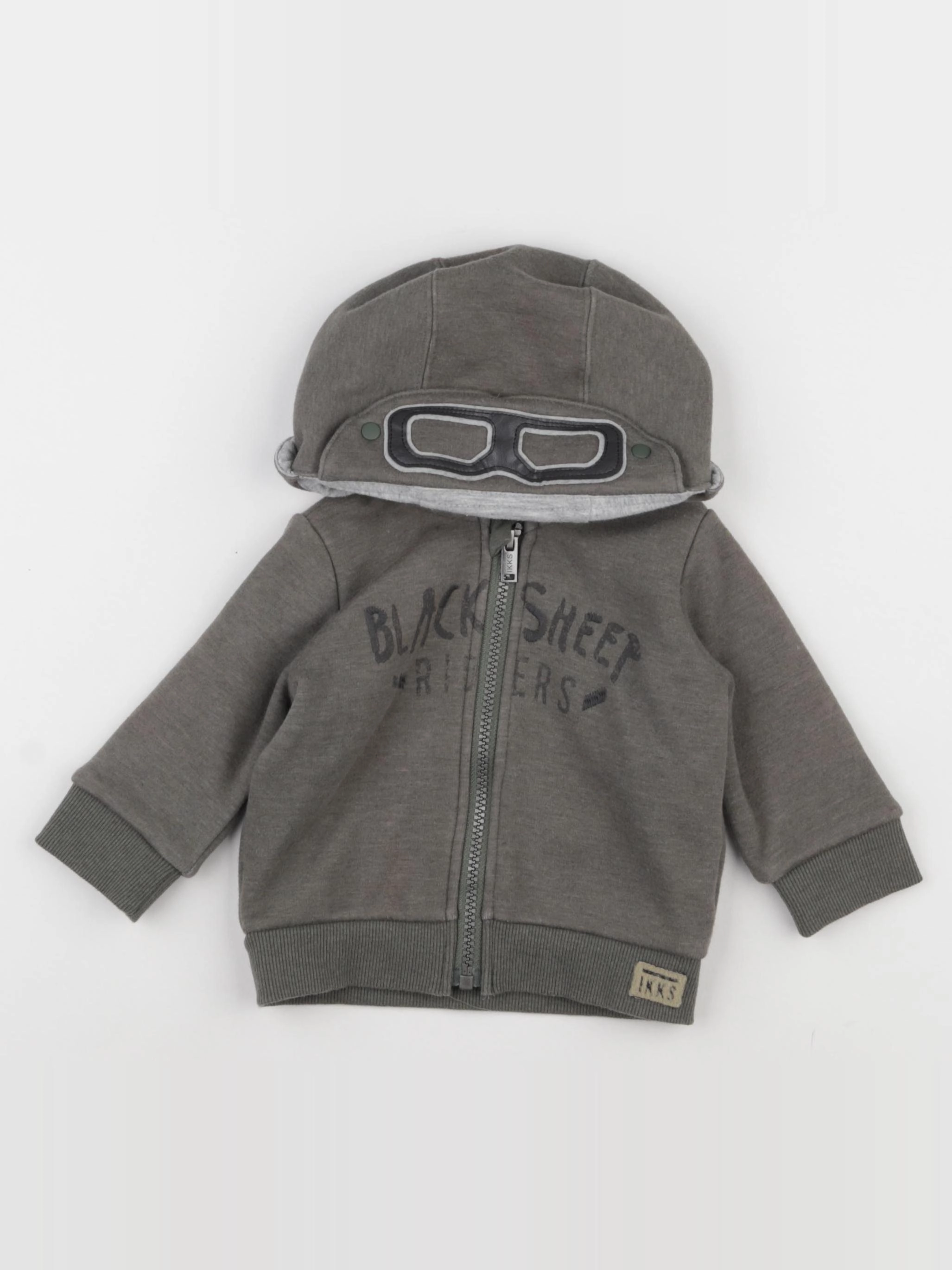 IKKS - sweat vert - 6 mois