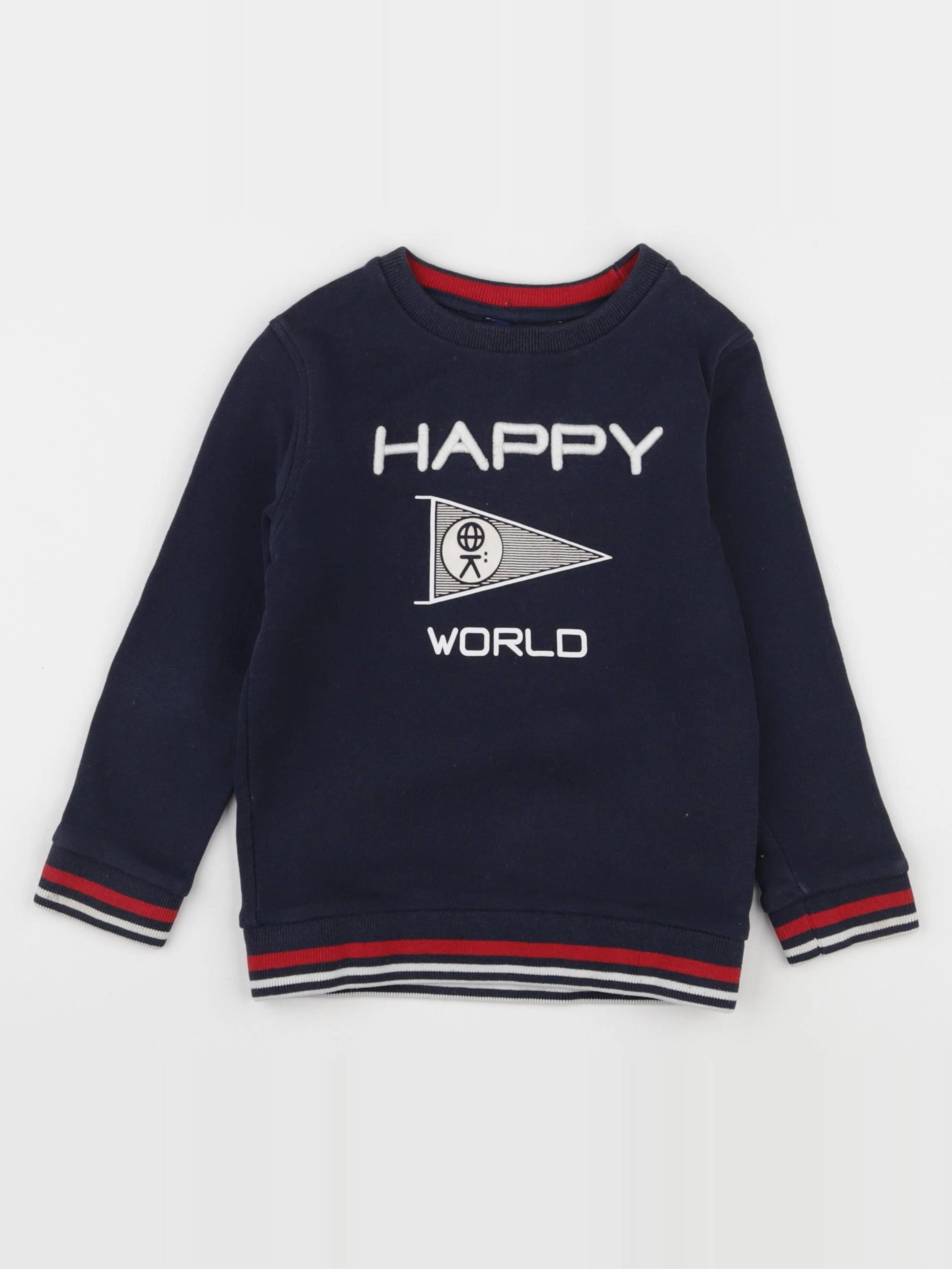 Okaidi - sweat bleu - 3 ans