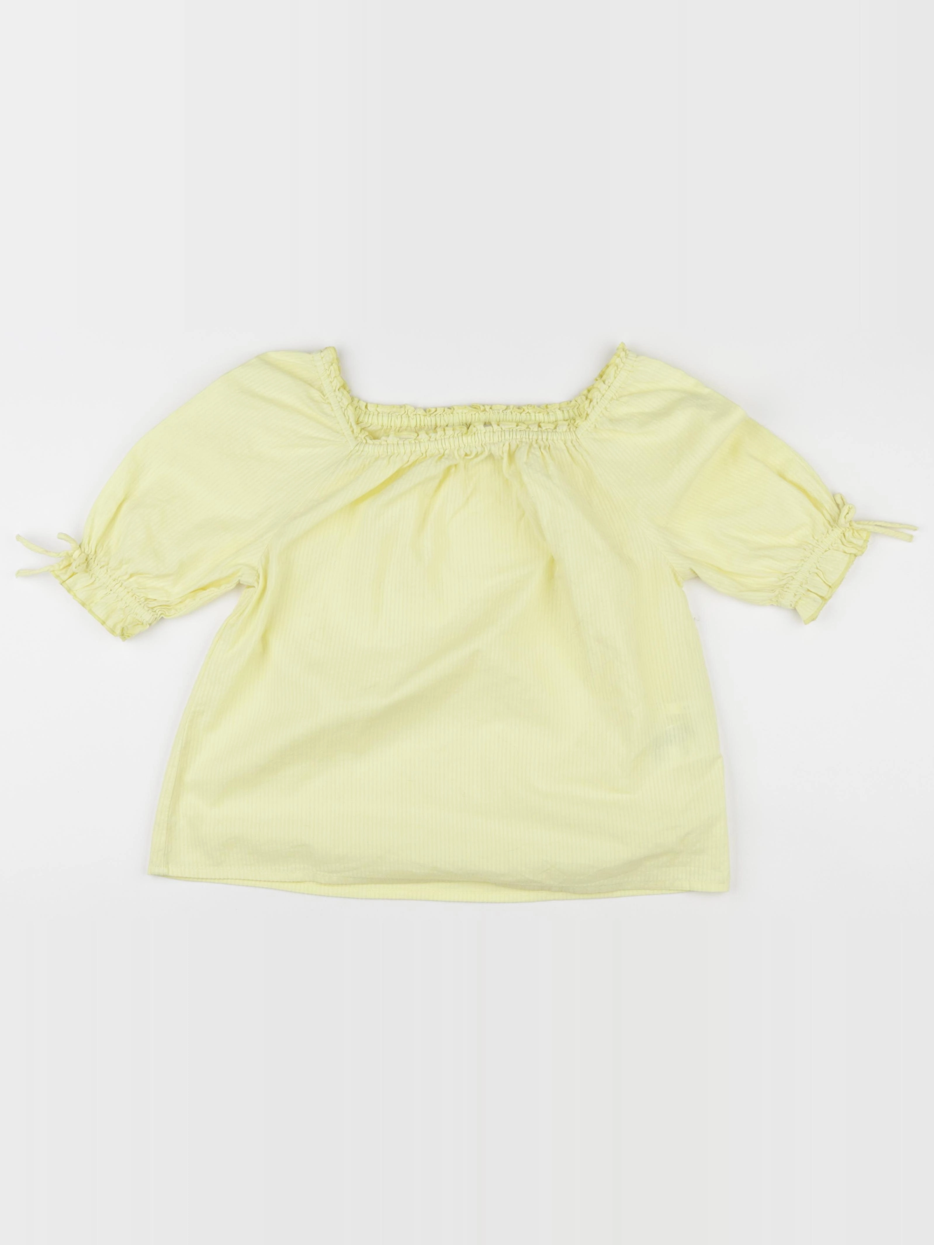 H&M - tee-shirt jaune - 12/13 ans