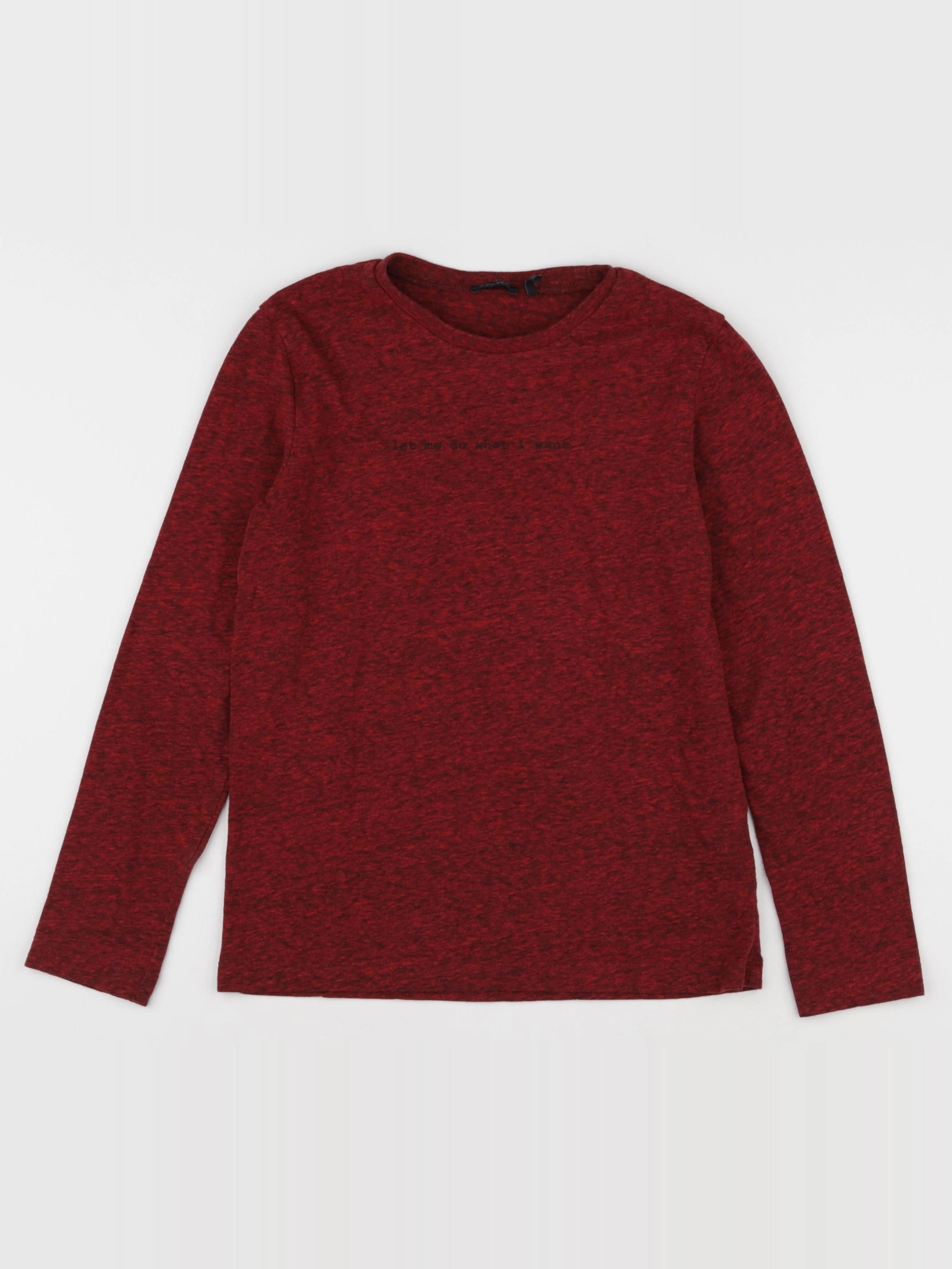 IKKS - tee-shirt imprimé au dos rouge - 10 ans