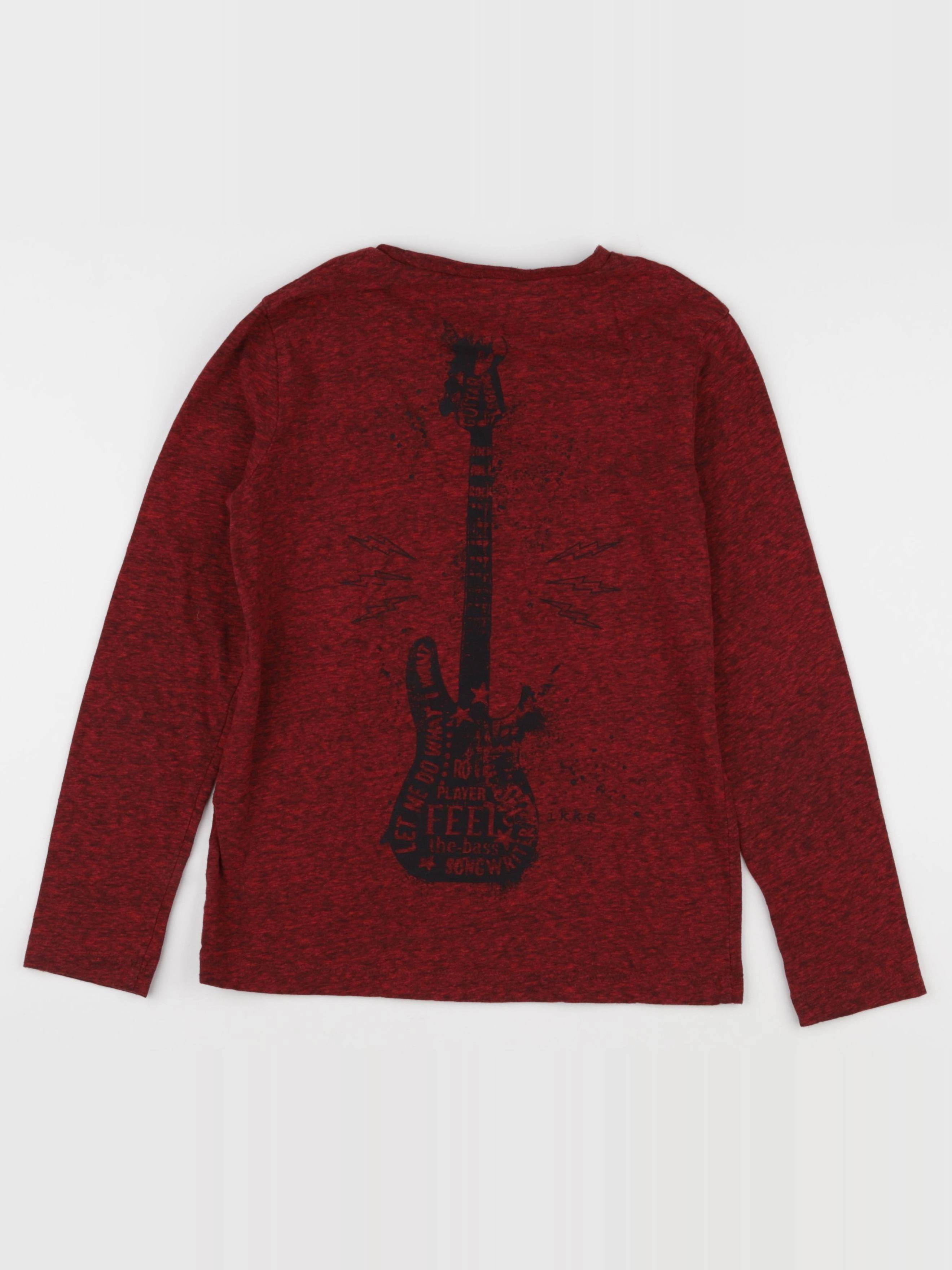 IKKS - tee-shirt imprimé au dos rouge - 10 ans