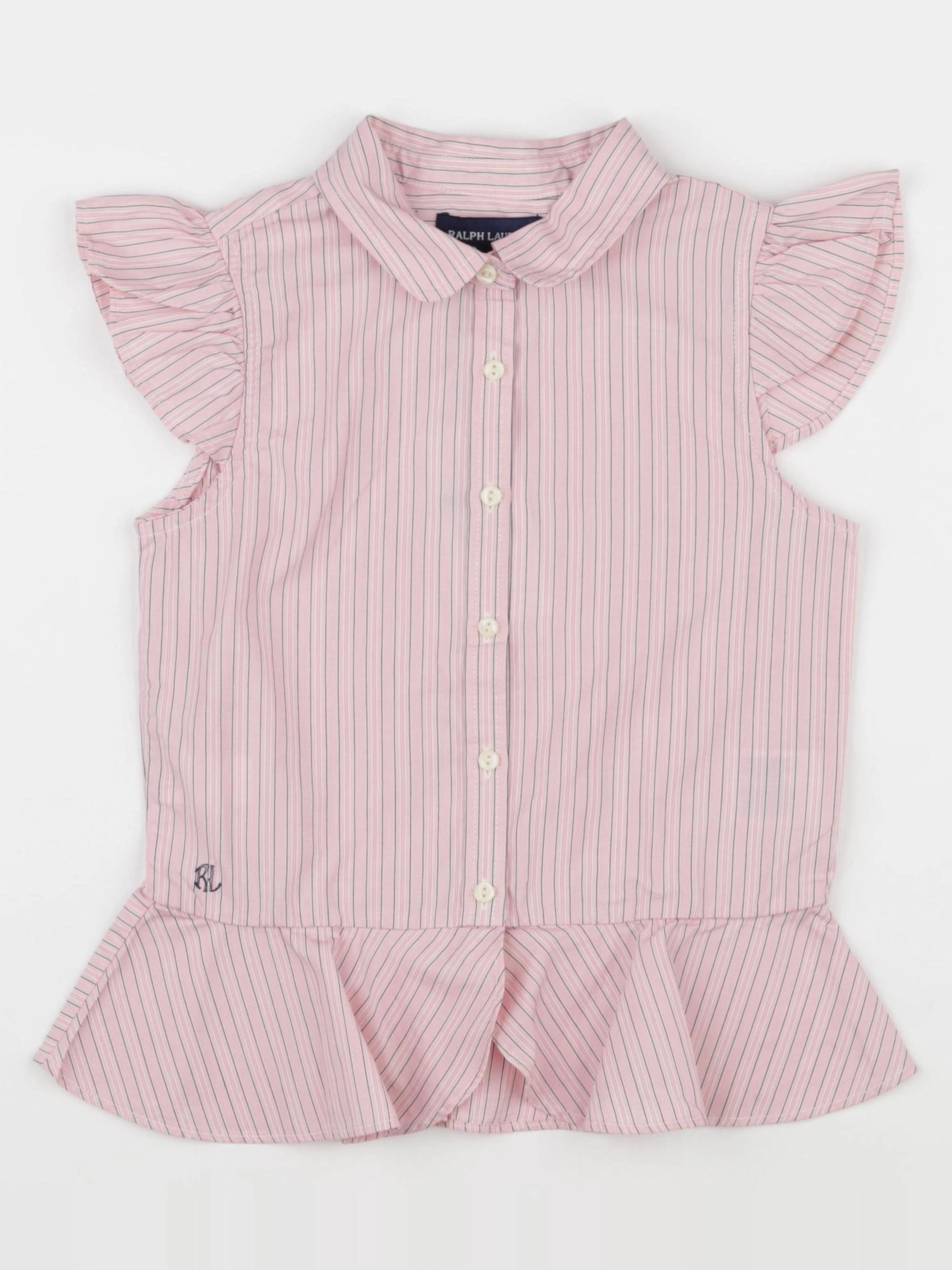 Ralph Lauren - chemise rose - 6 ans