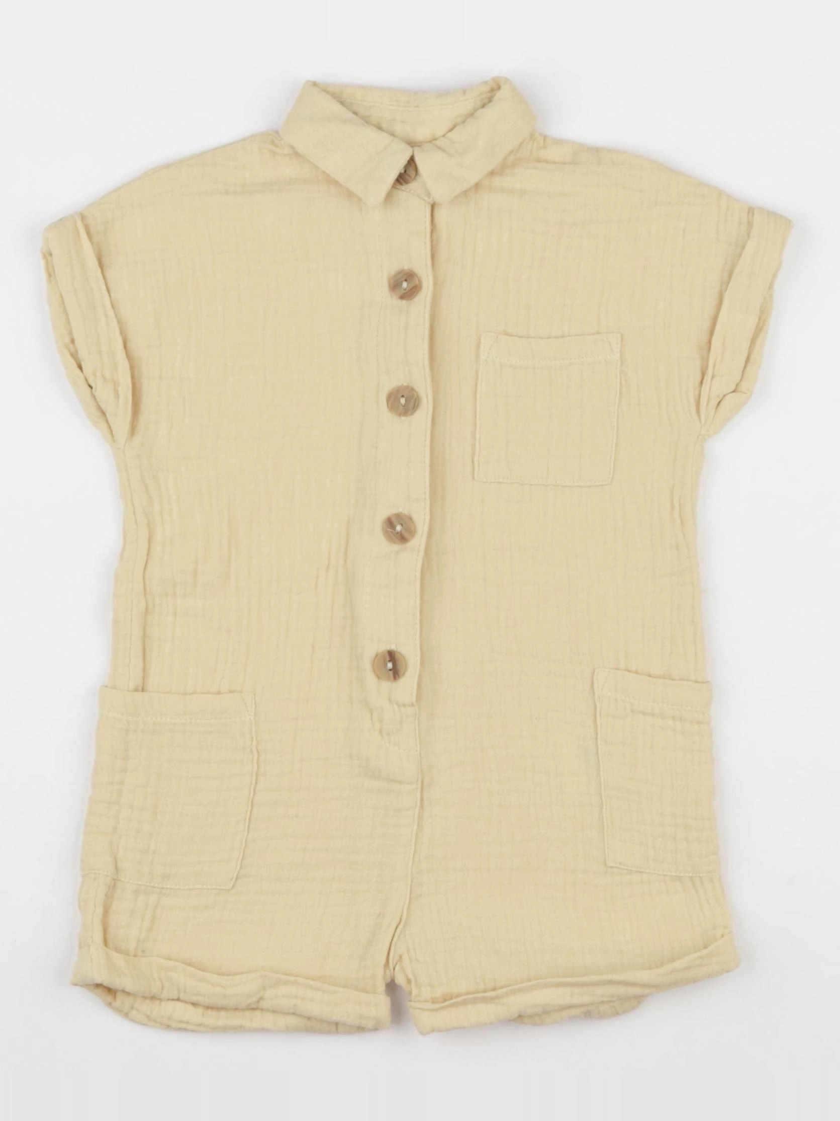 Vertbaudet - combinaison jaune - 2 ans