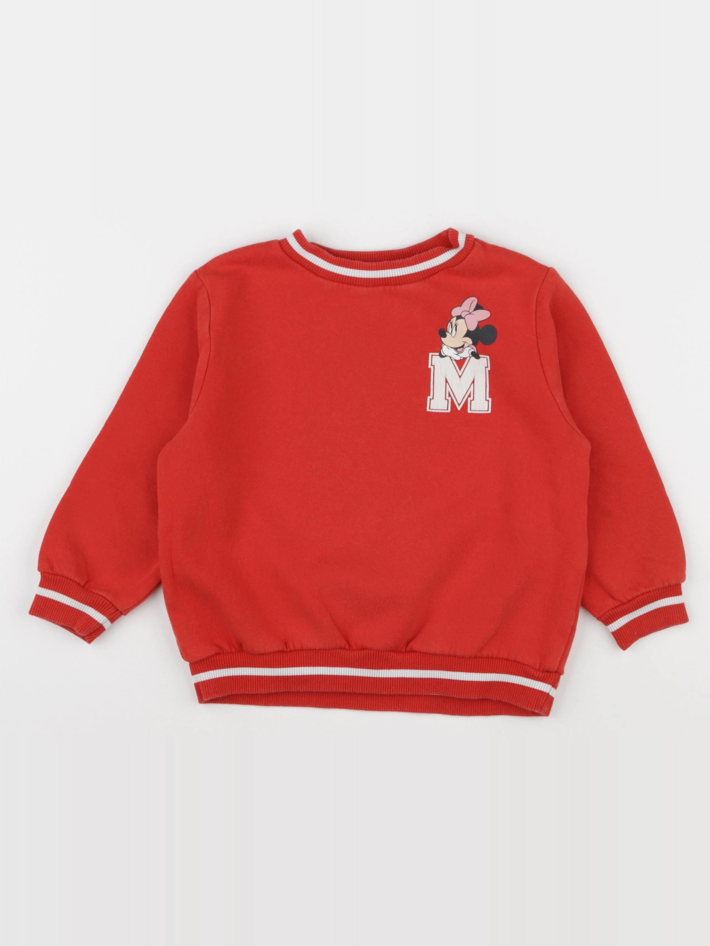 H&M - sweat rouge - 2/4 ans