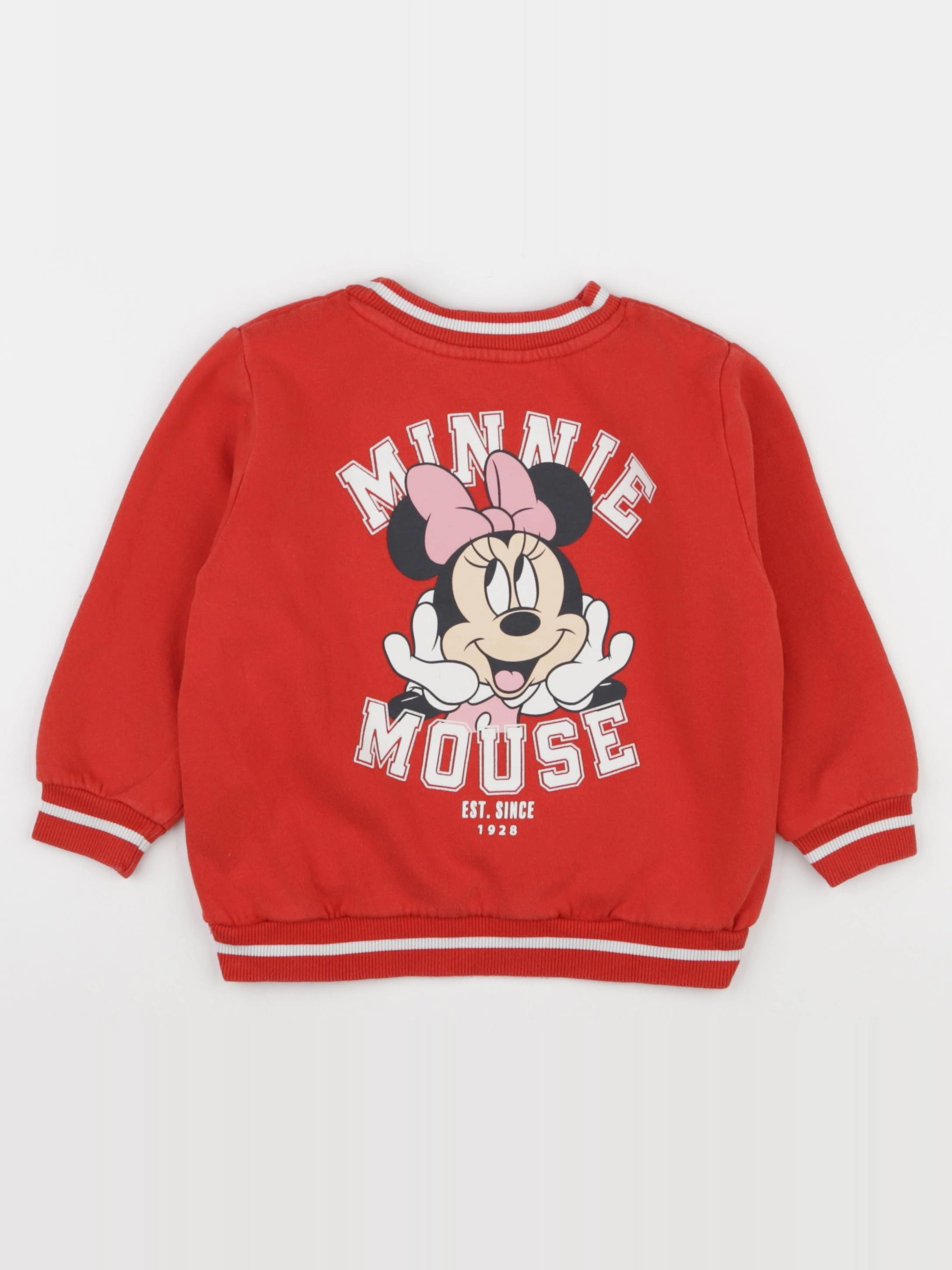 H&M - sweat rouge - 2/4 ans