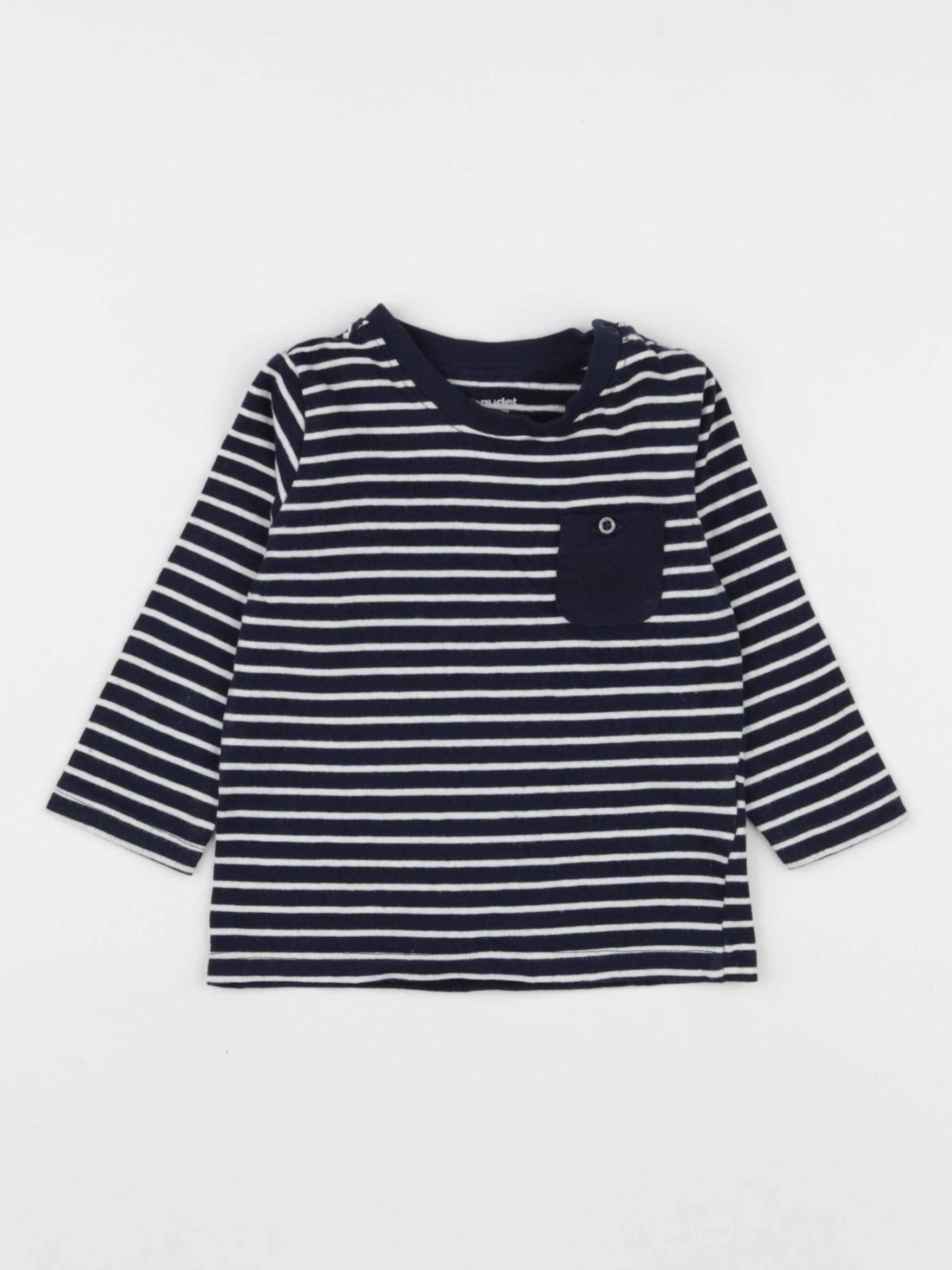 Vertbaudet - tee-shirt bleu - 9 mois