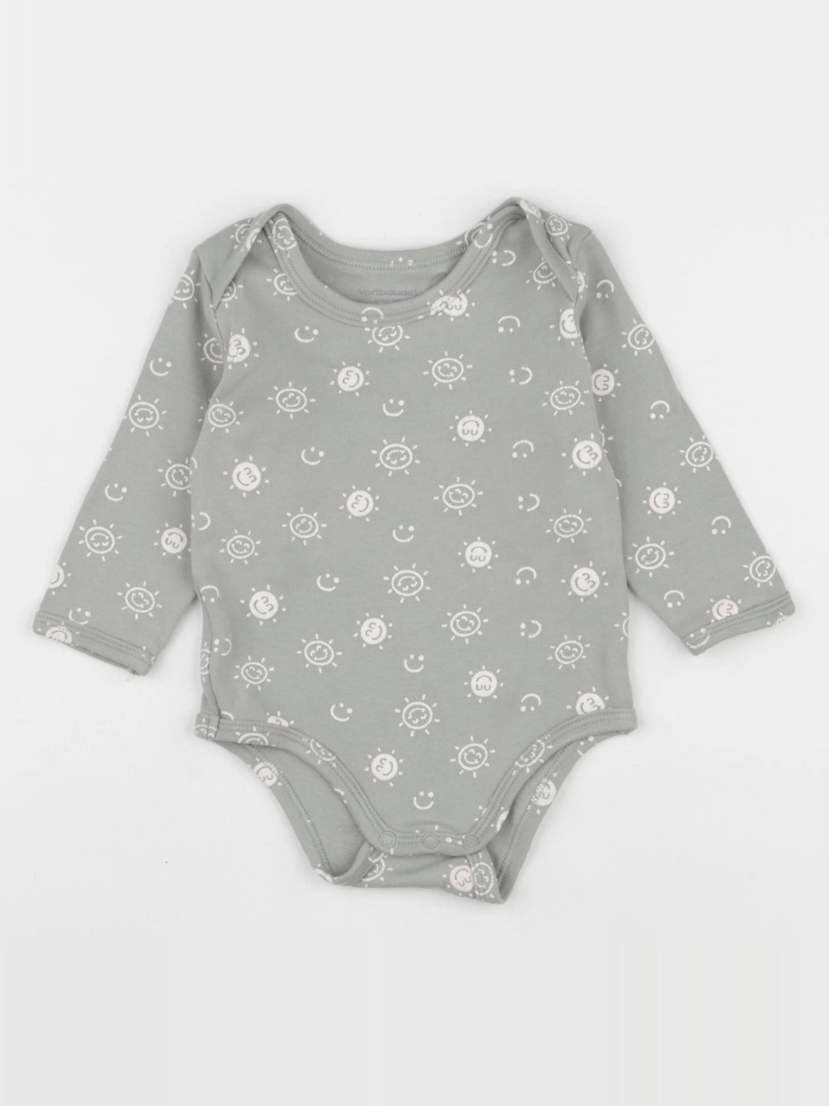Vertbaudet - body vert - 9 mois