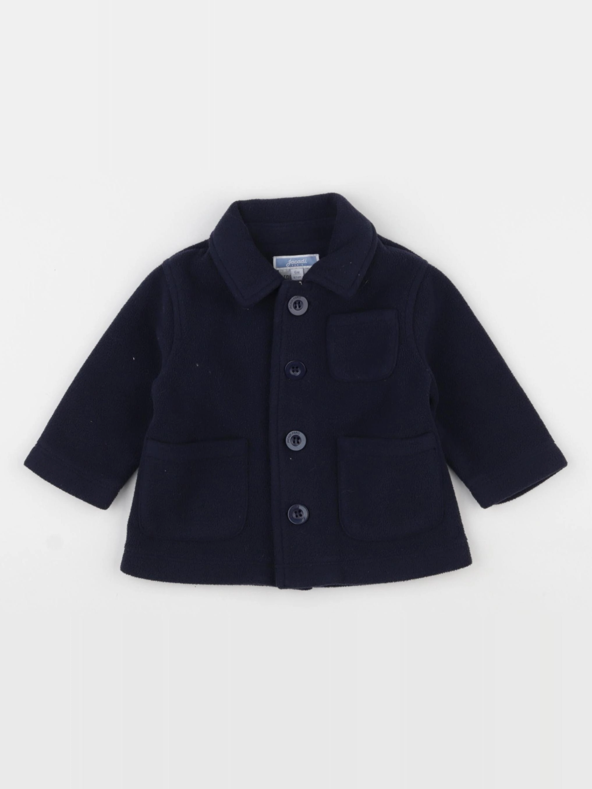 Jacadi - veste bleu - 6 mois