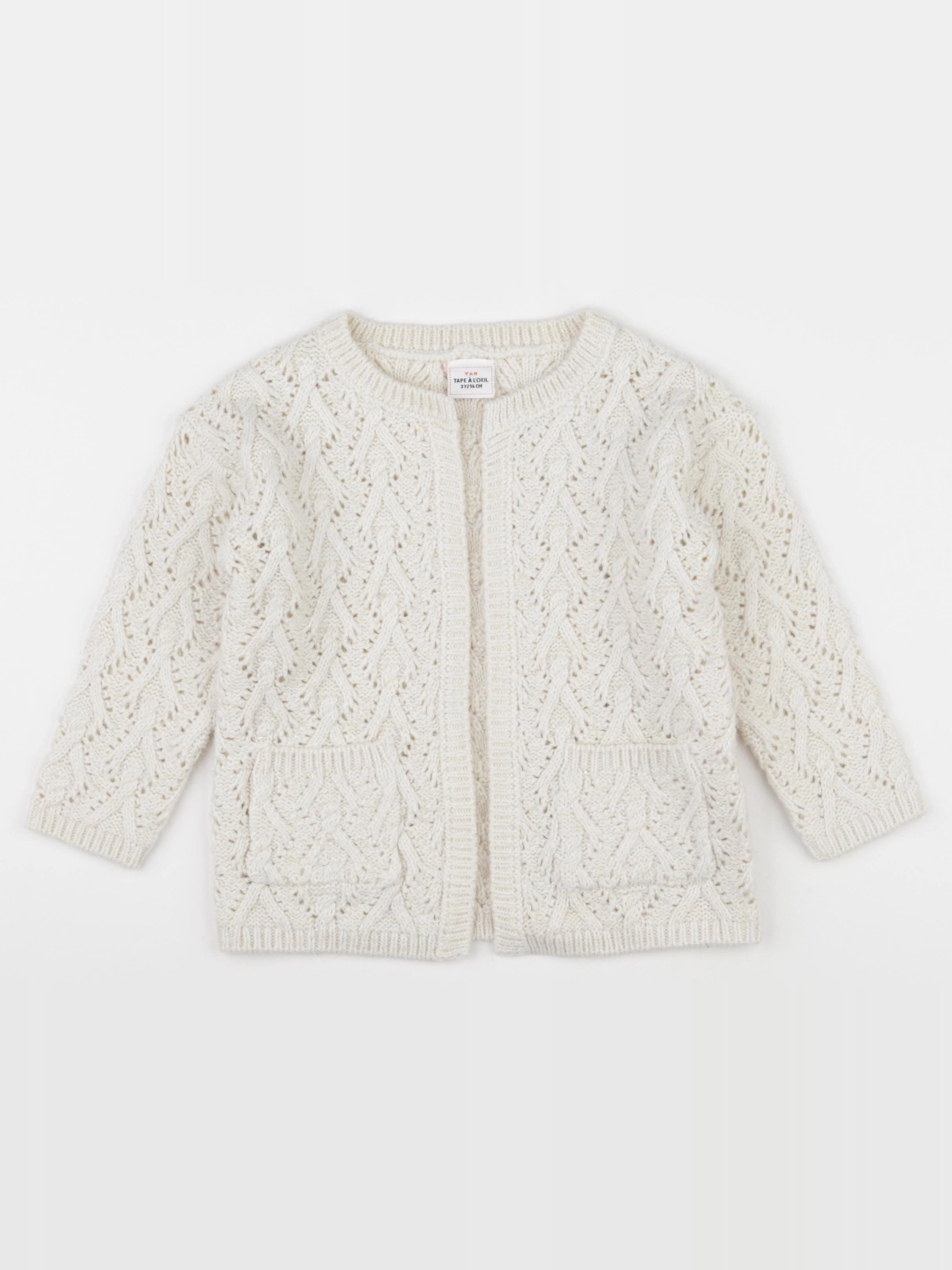 Jacadi - gilet beige - 3 ans