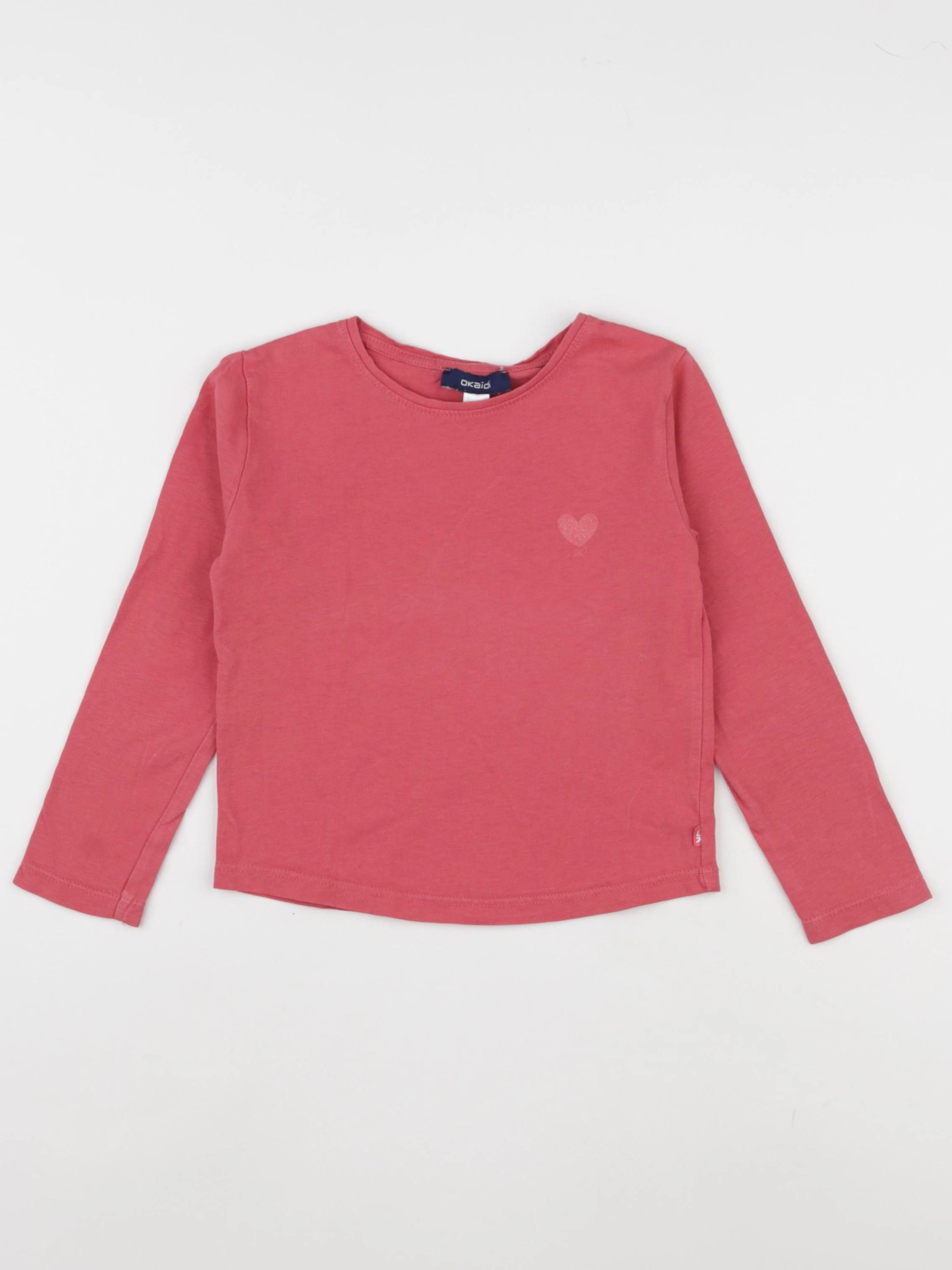 Okaidi - tee-shirt rose - 4 ans