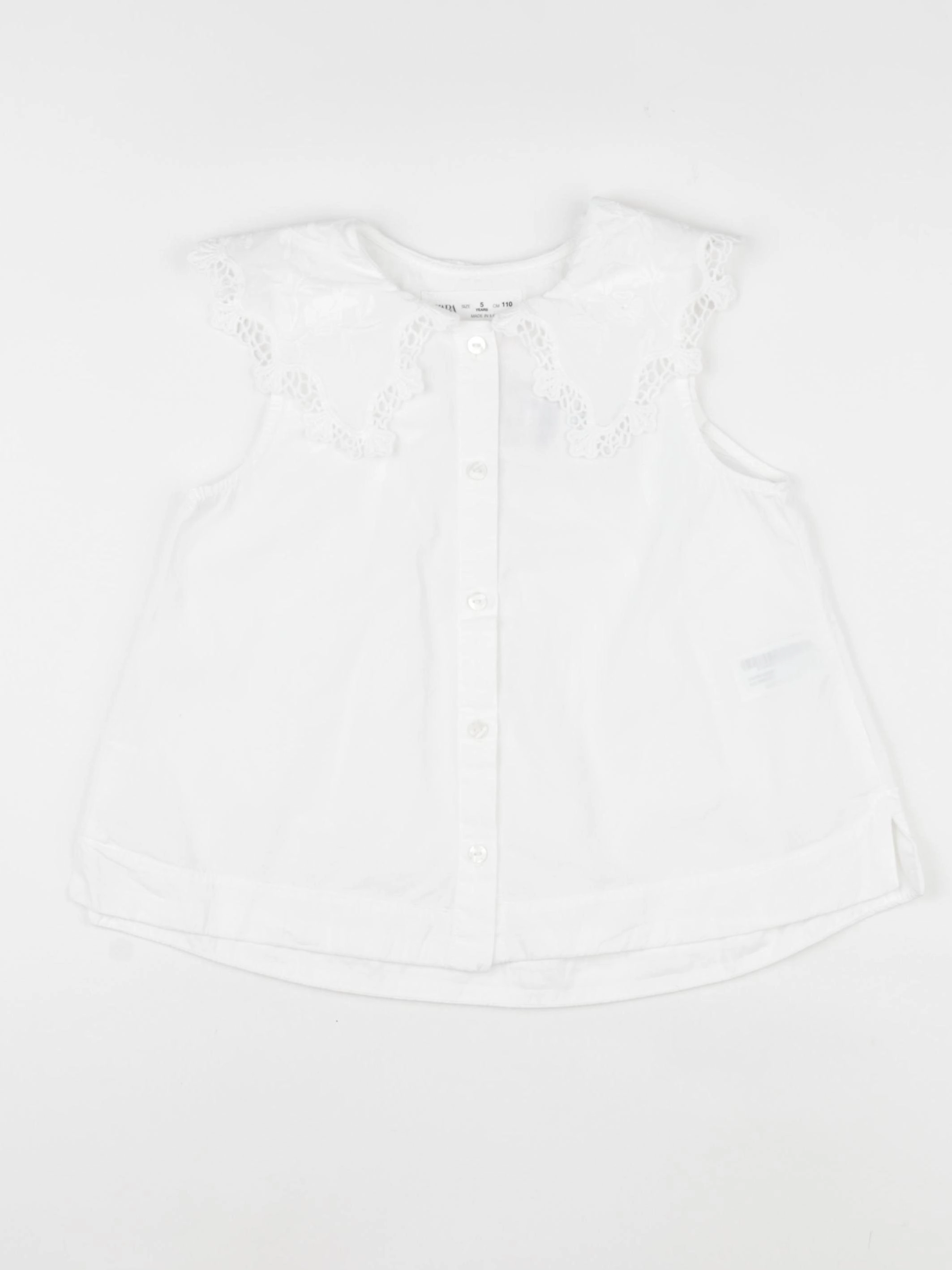 Zara - blouse blanc - 5 ans
