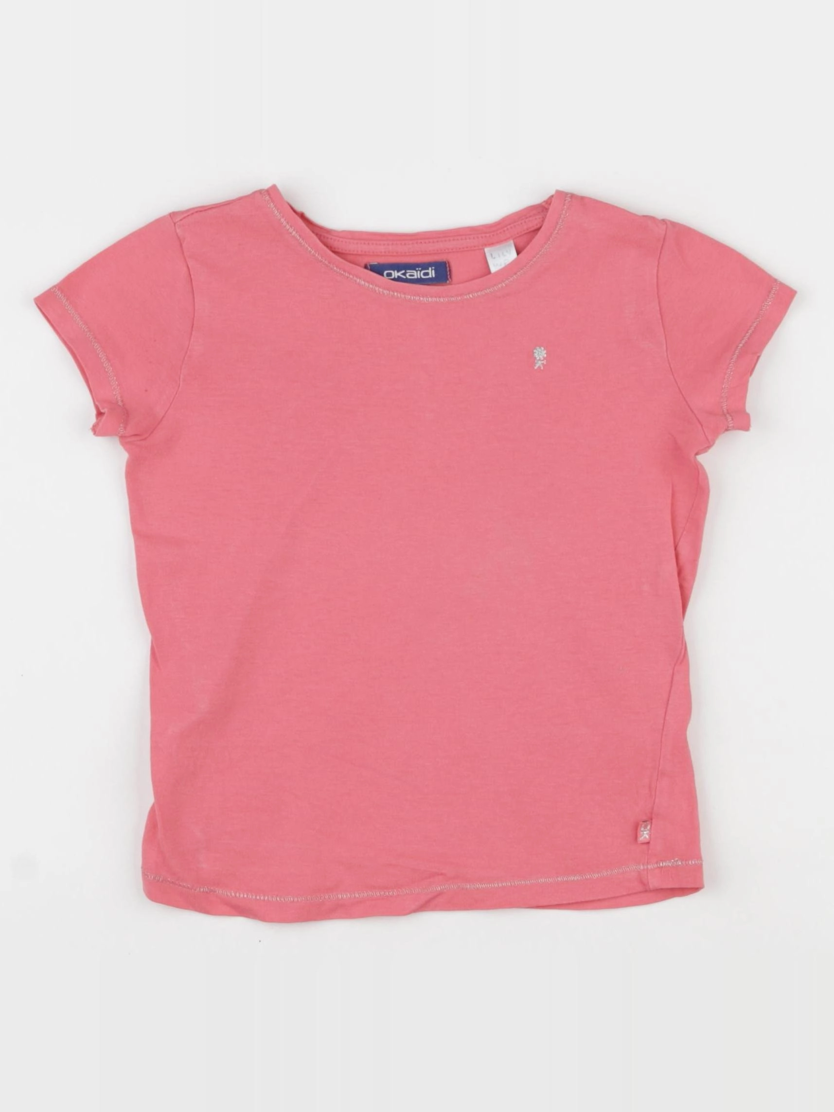 Okaidi - tee-shirt rose - 4 ans