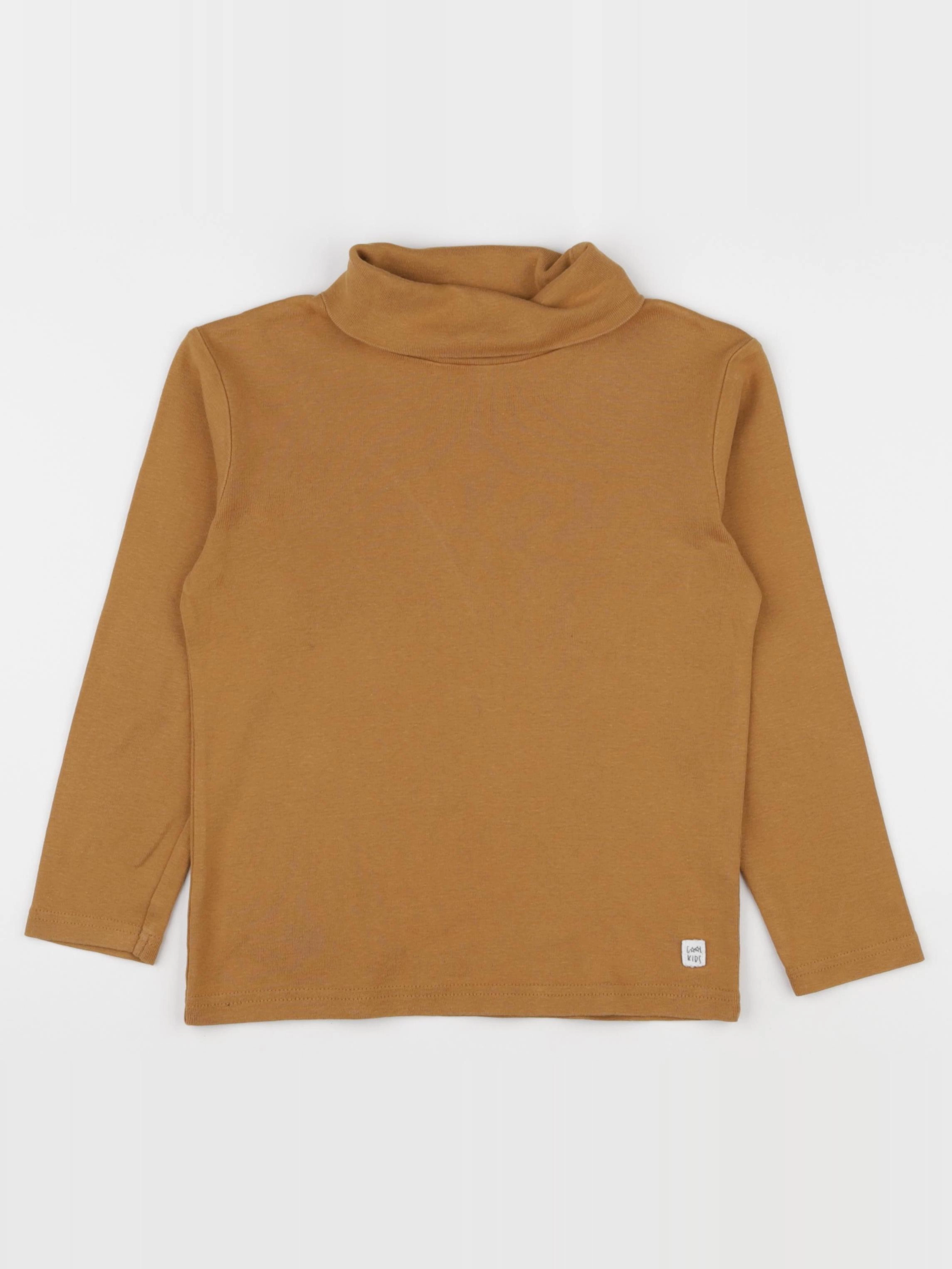Vertbaudet - sous-pull marron - 8 ans