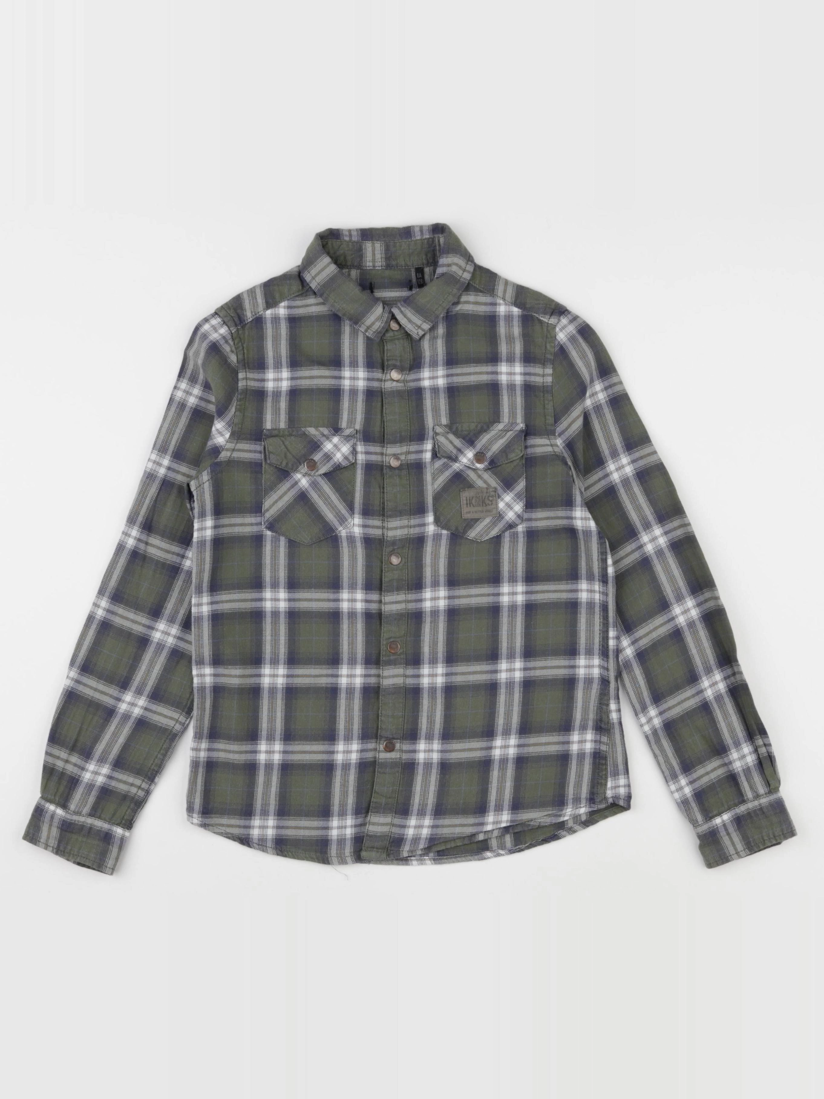 IKKS - chemise vert - 8 ans