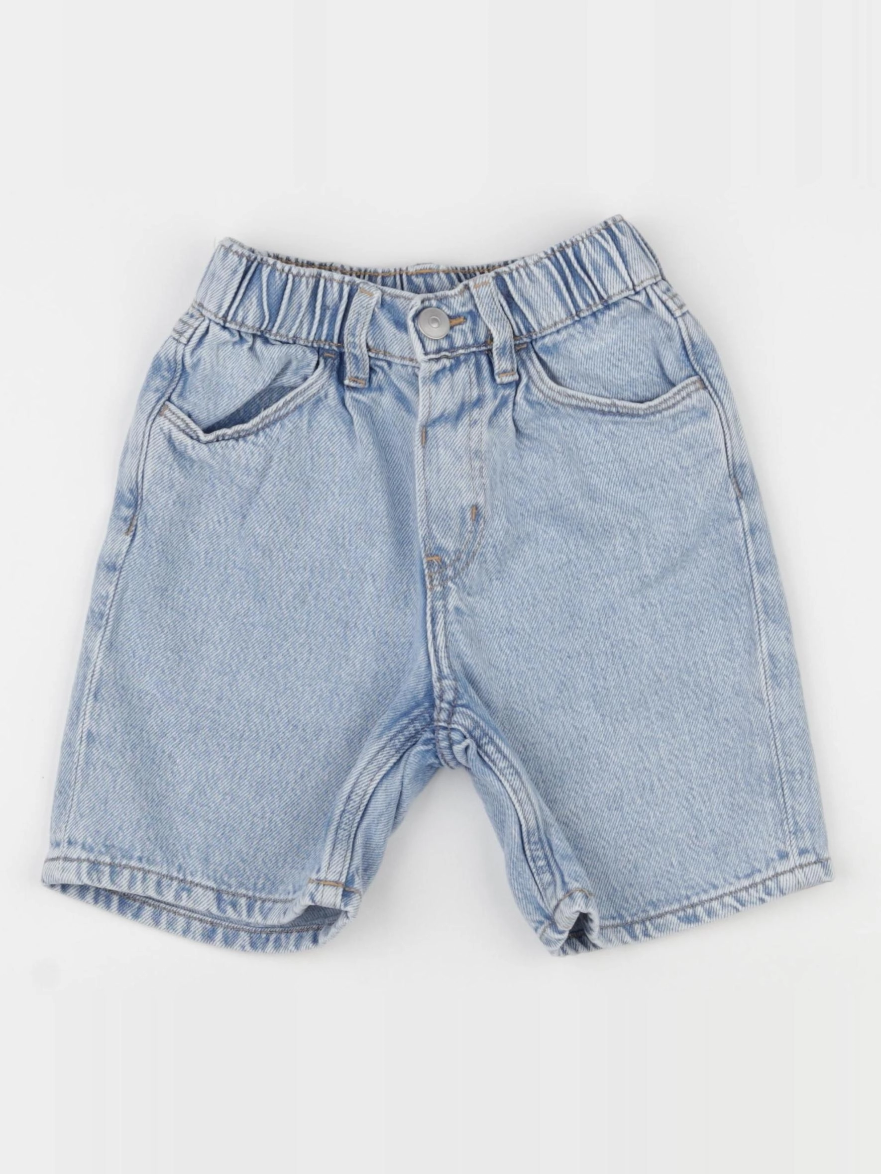 H&M - short bleu - 5/6 ans