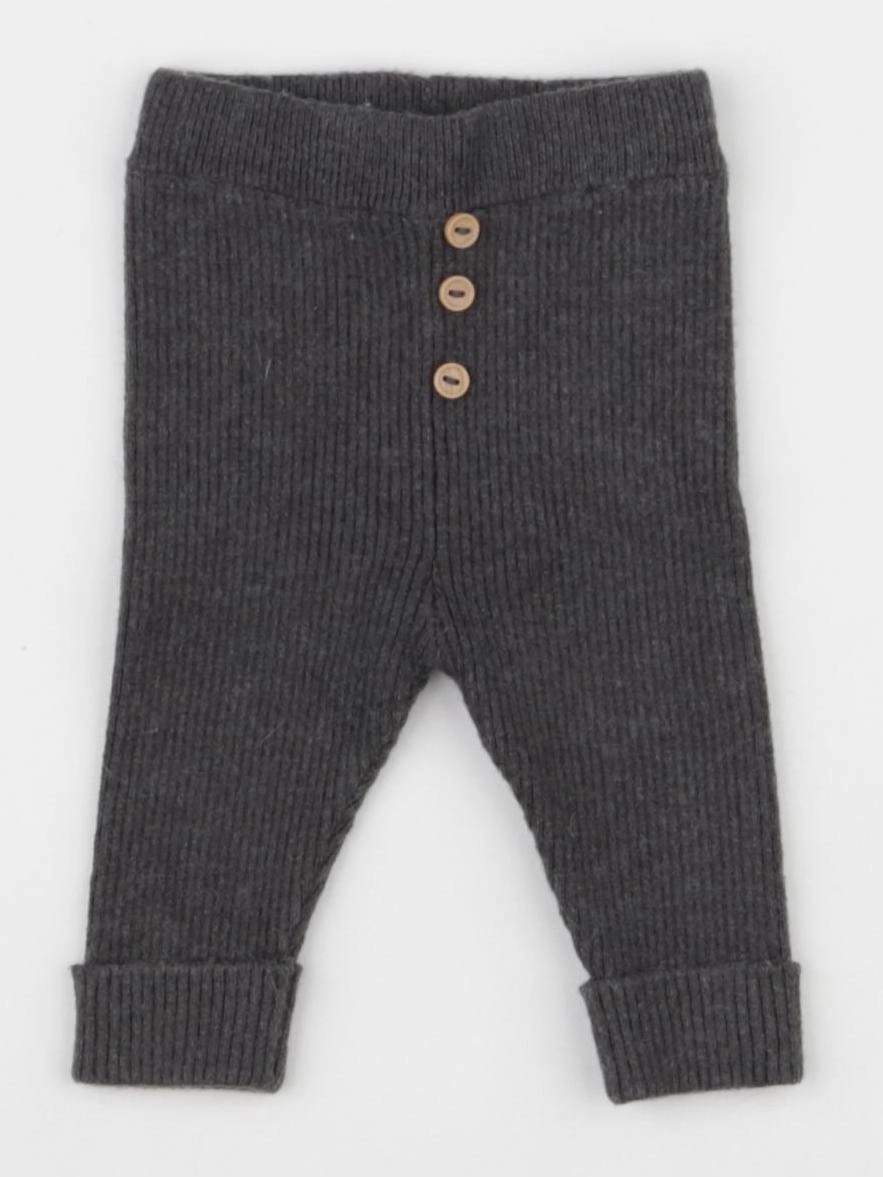 Vertbaudet - legging gris - 1 mois