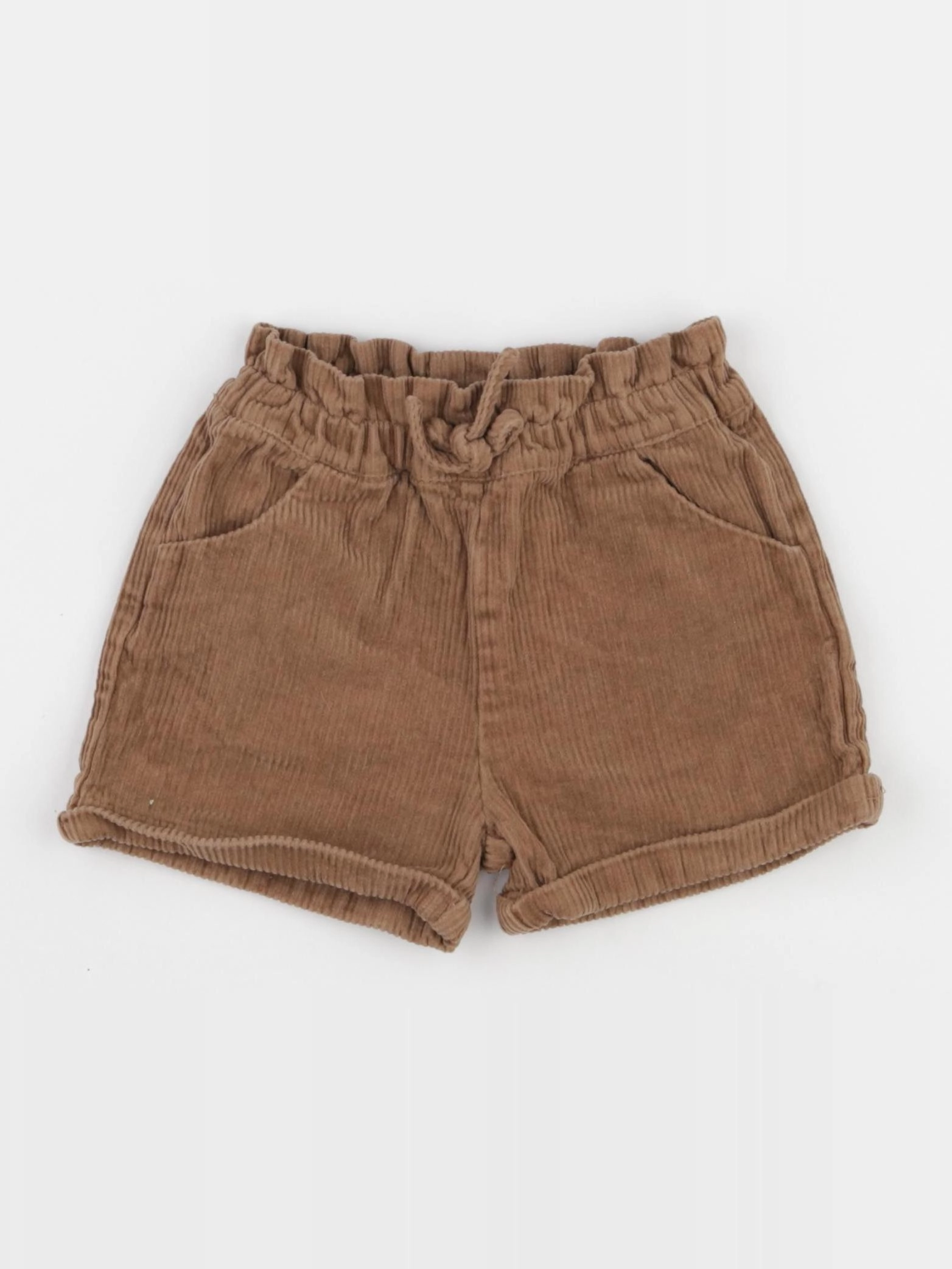 Vertbaudet - short marron - 18 mois