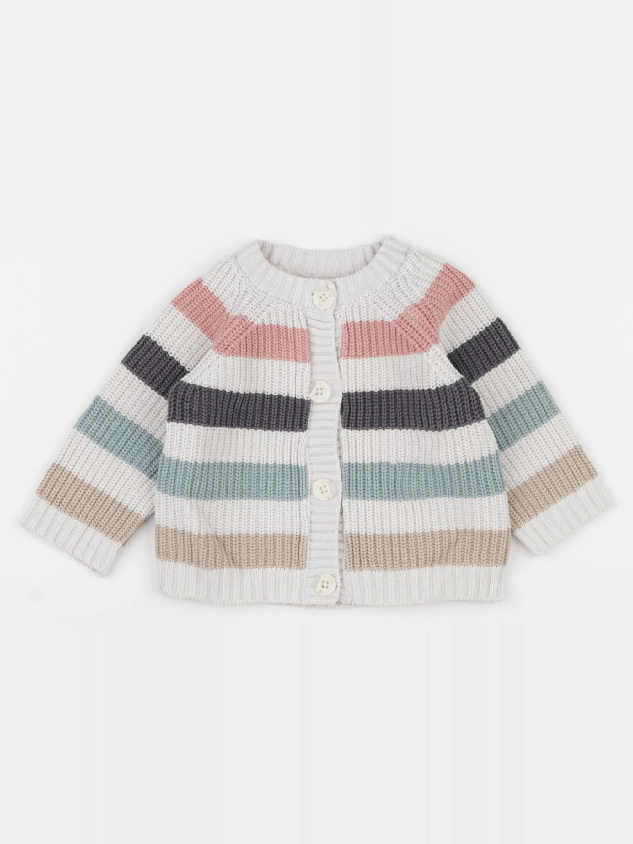 H&M - gilet multicolore - 3/6 mois