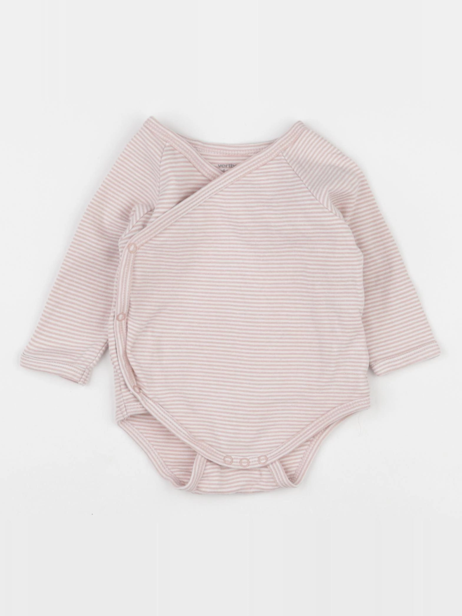 Vertbaudet - body rose - 6 mois