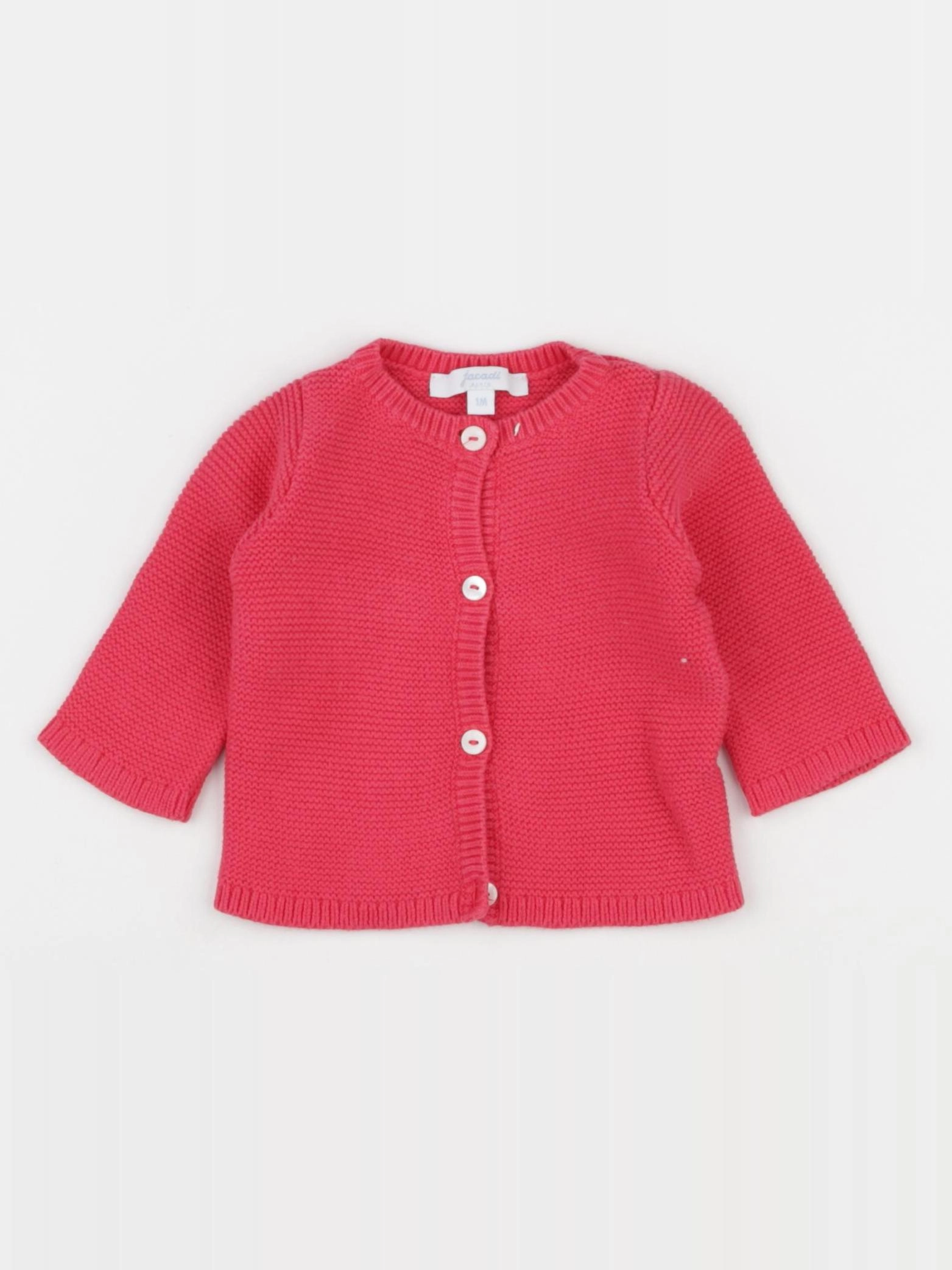 Jacadi - gilet rose - 1 mois