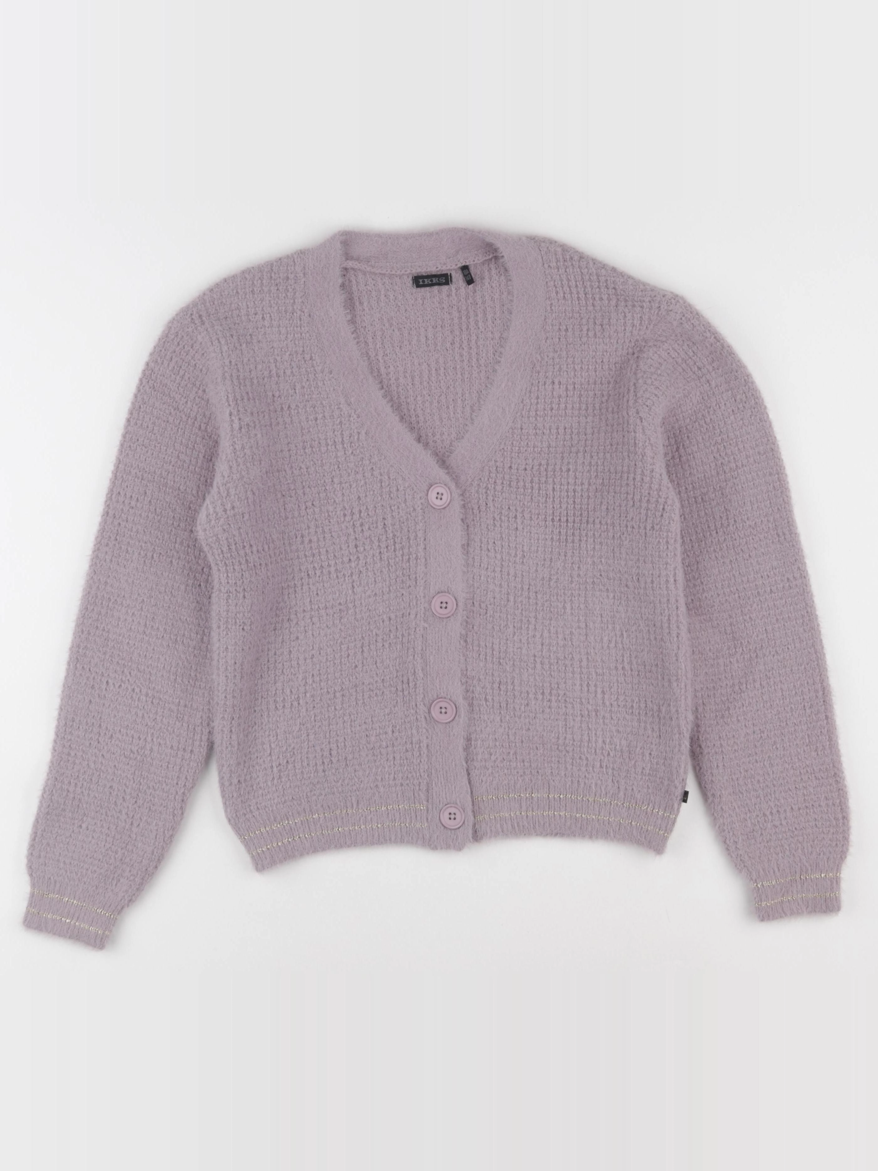 IKKS - gilet violet - 10 ans