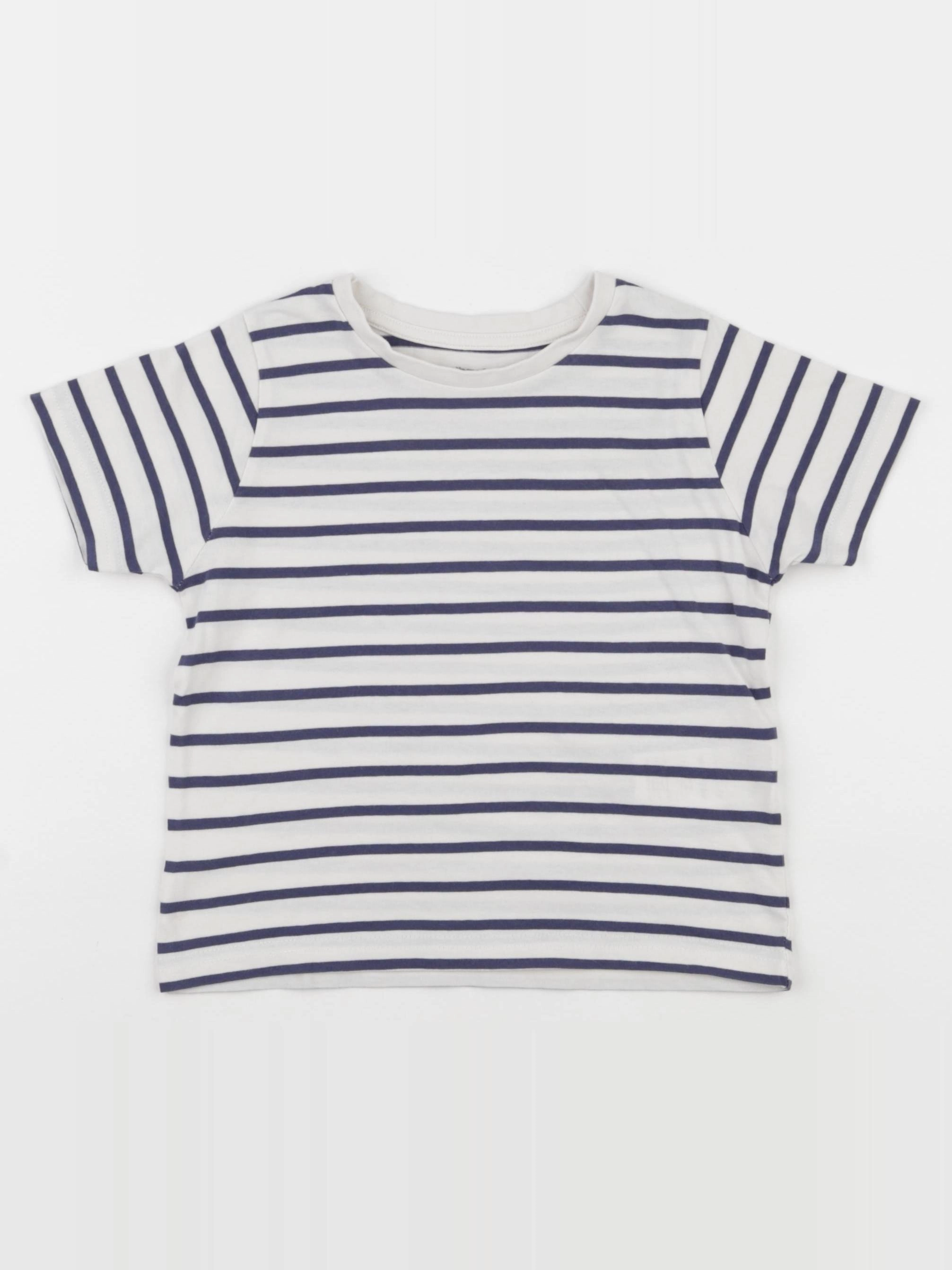 Vertbaudet - tee-shirt bleu, blanc - 4 ans
