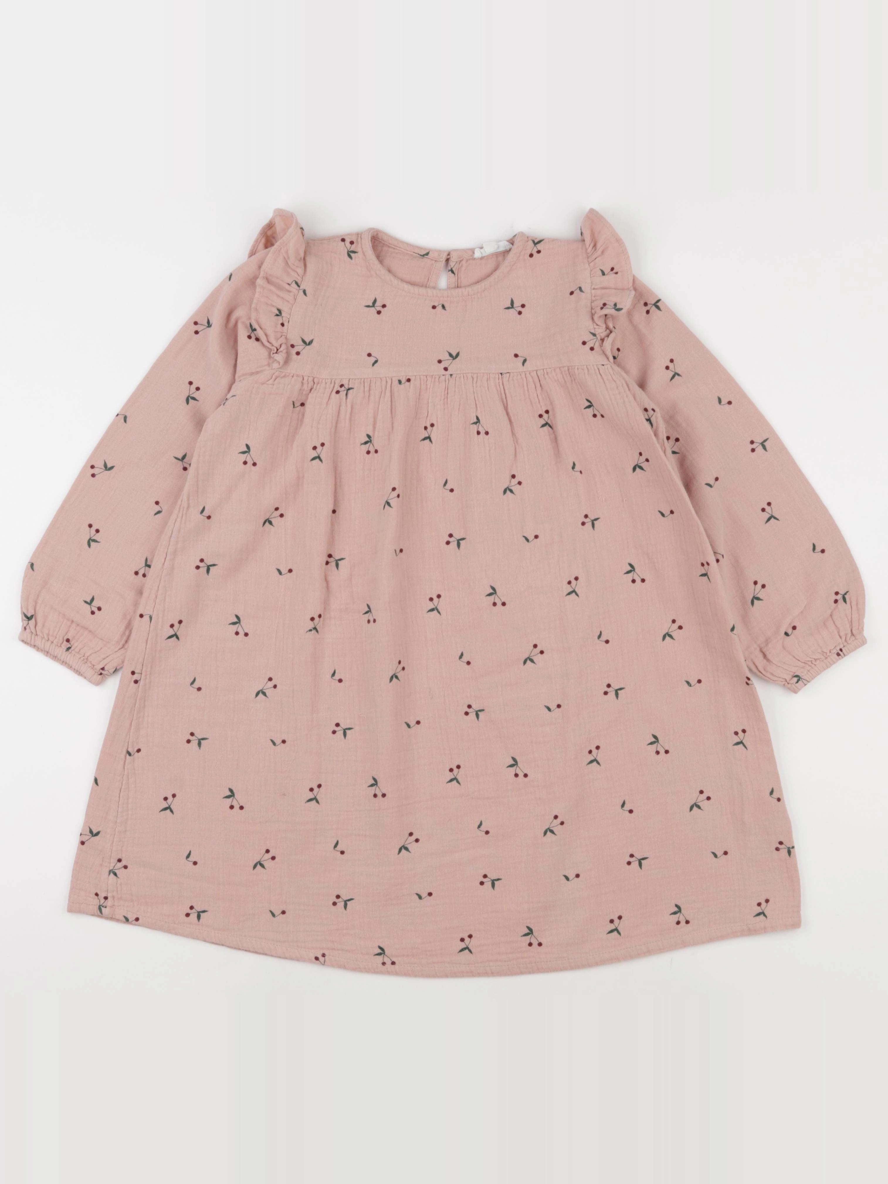 Vertbaudet - robe rose - 7 ans