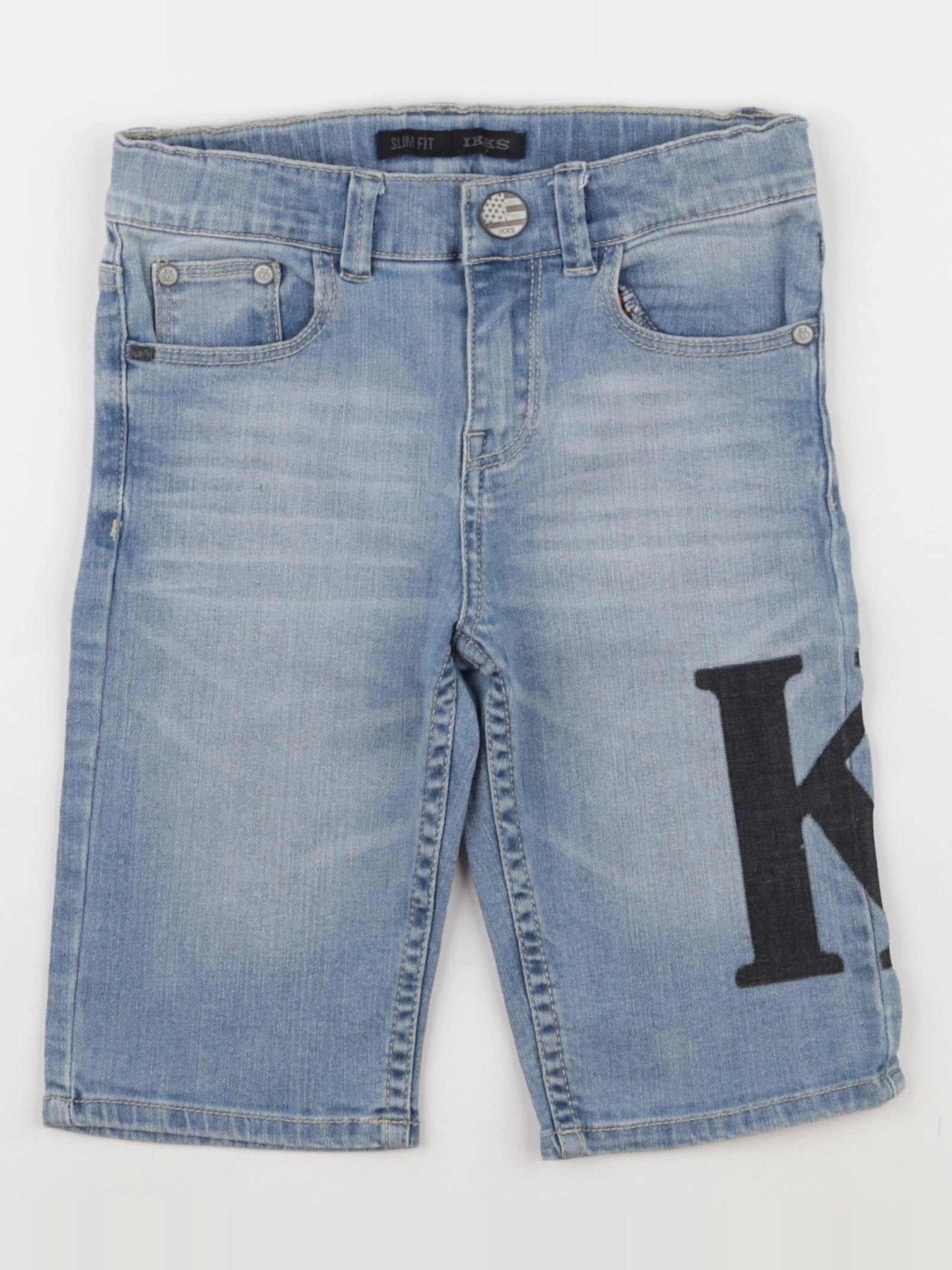 IKKS - short bleu - 8 ans