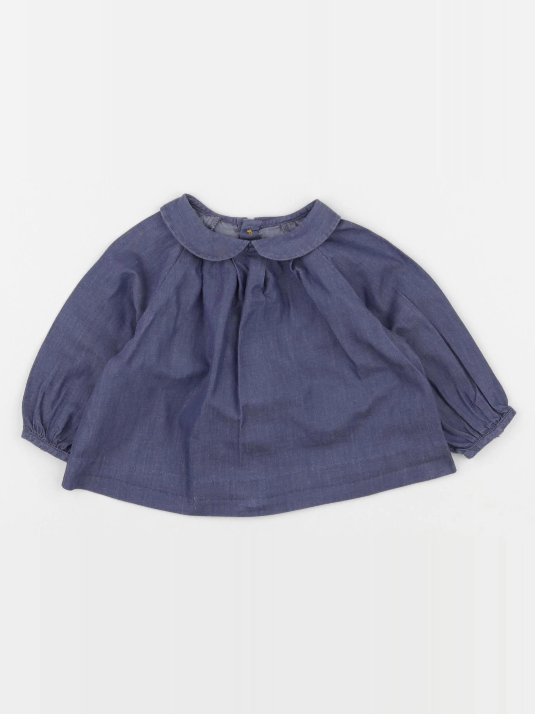 Jacadi - blouse bleu - 6 mois