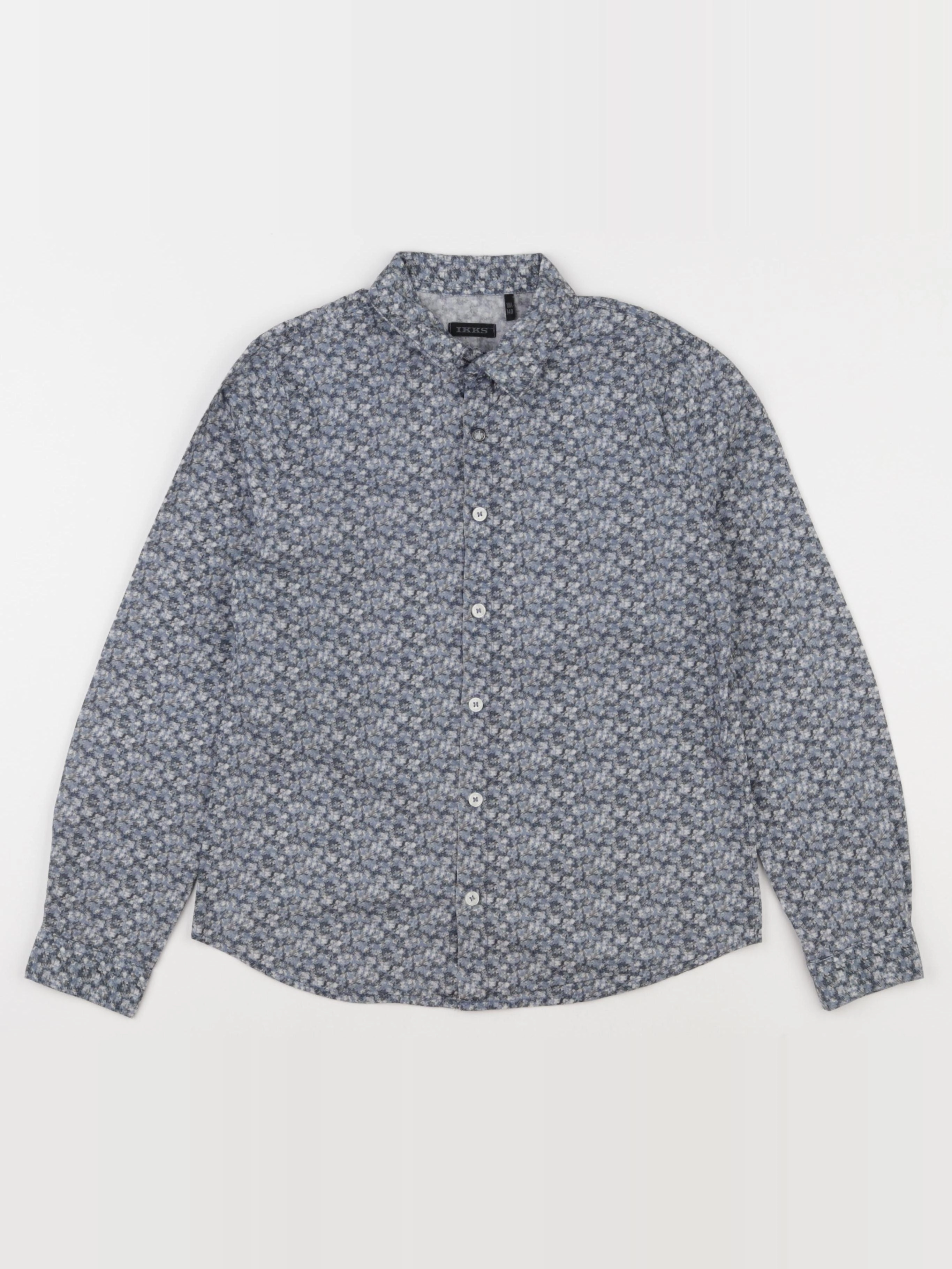 IKKS - chemise bleu - 10 ans